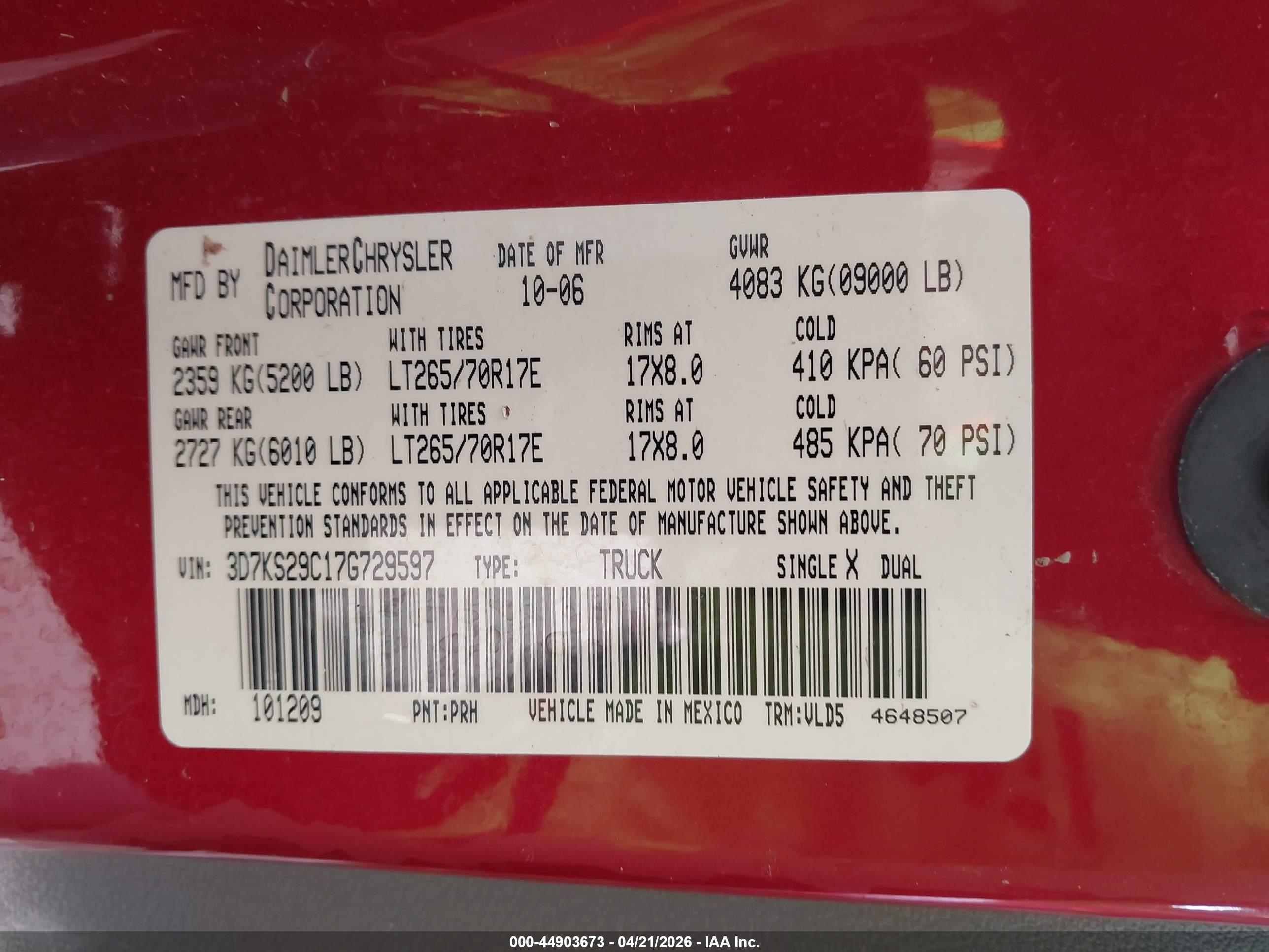 DODGE RAM image 9