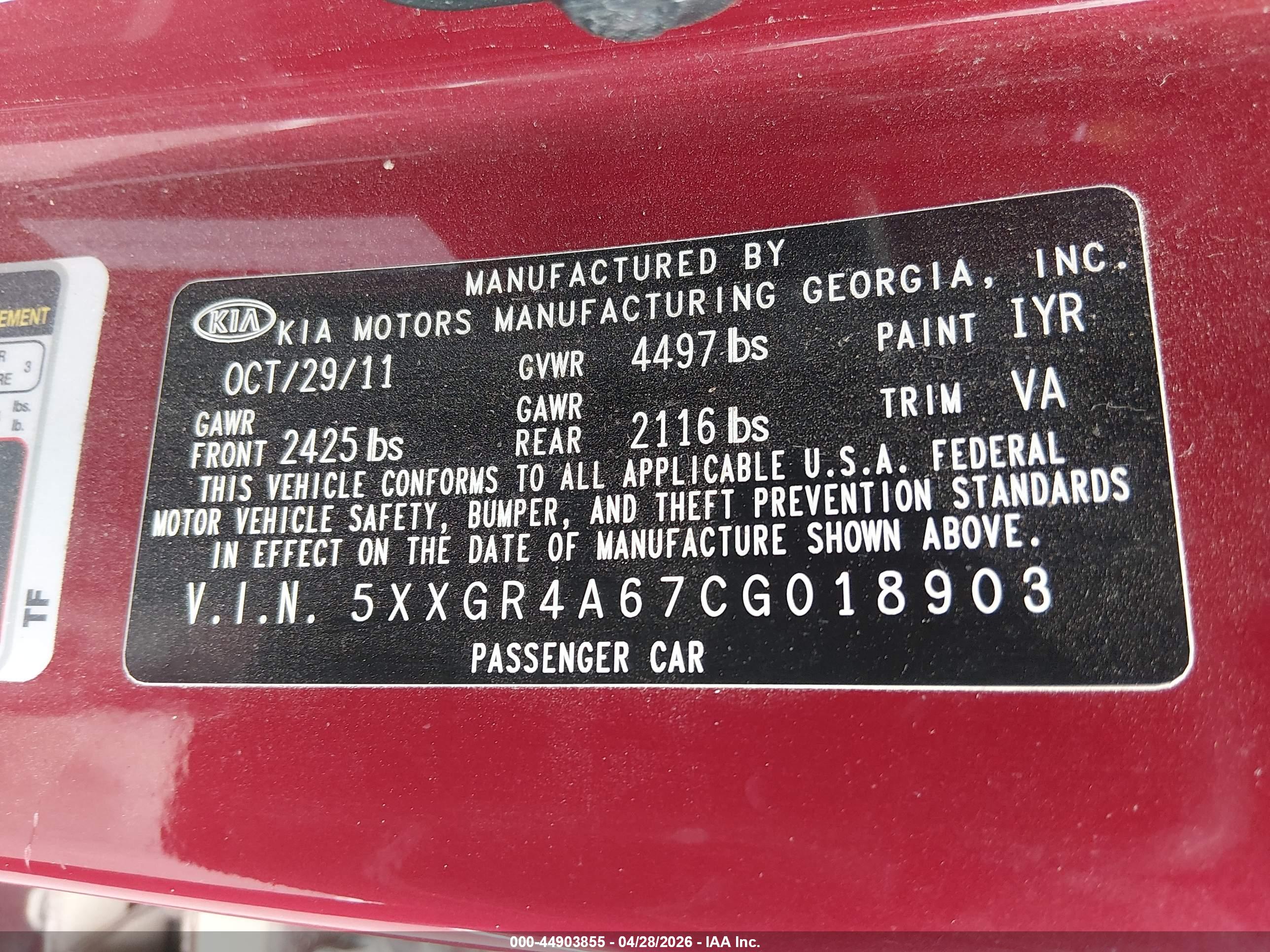 KIA OPTIMA image 9