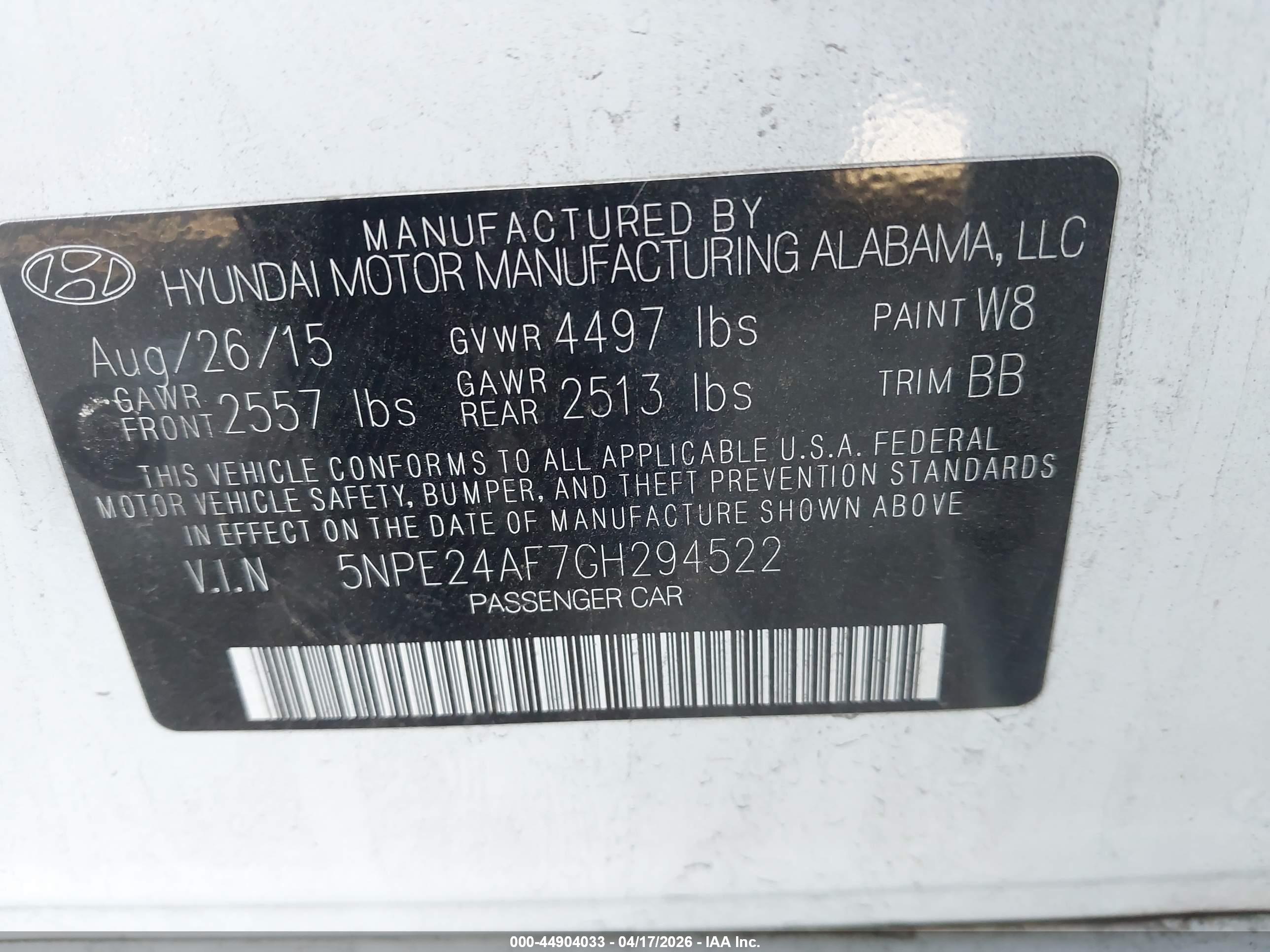 HYUNDAI SONATA image 9