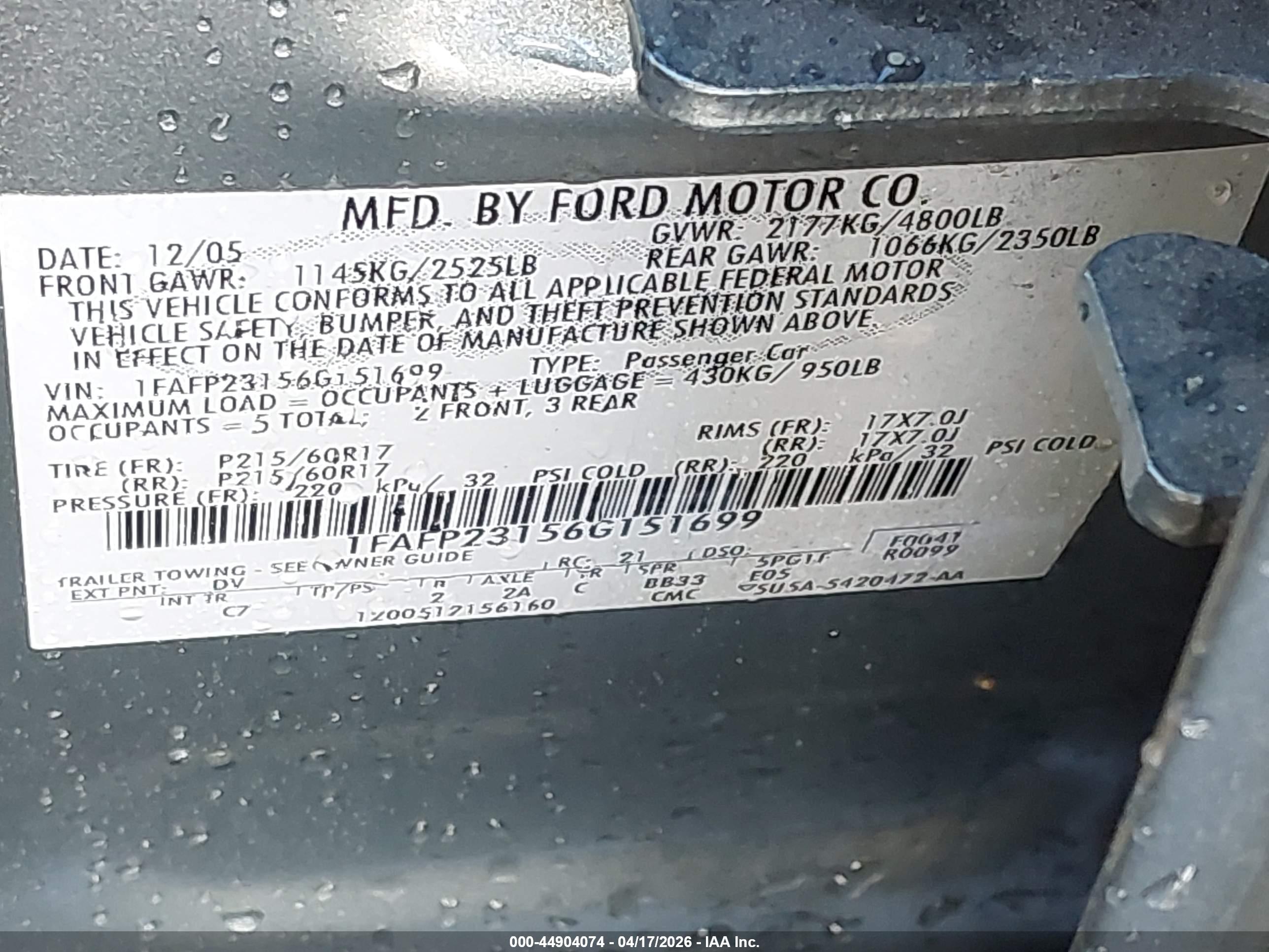 FORD FIVE image 9