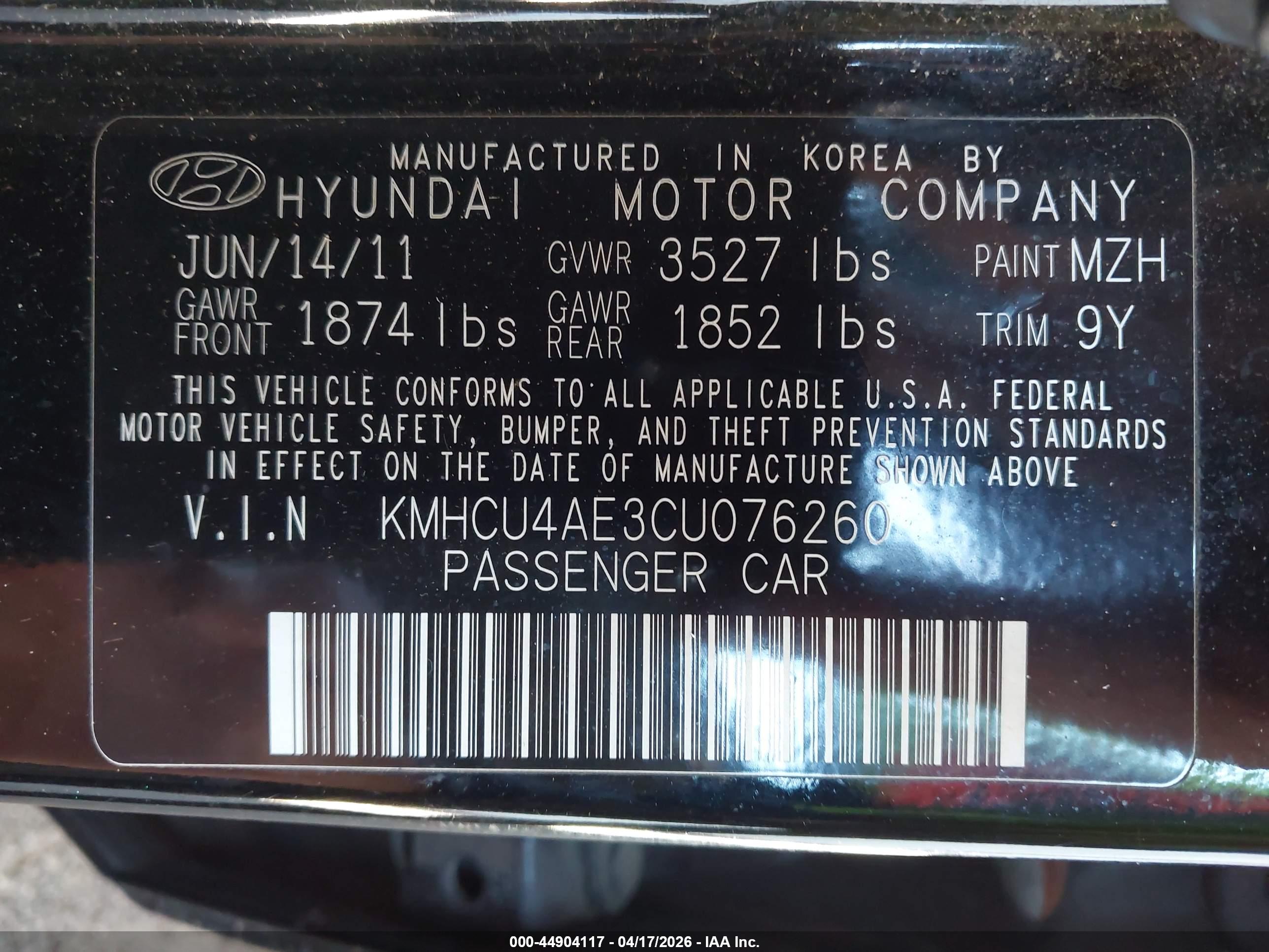 HYUNDAI ACCENT image 9