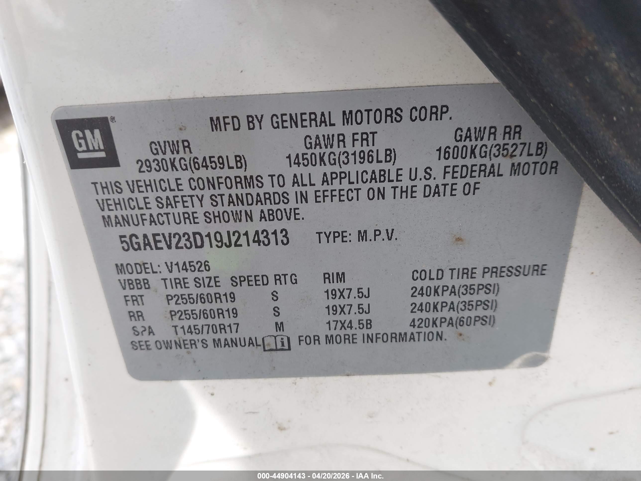 BUICK ENCLAVE image 9