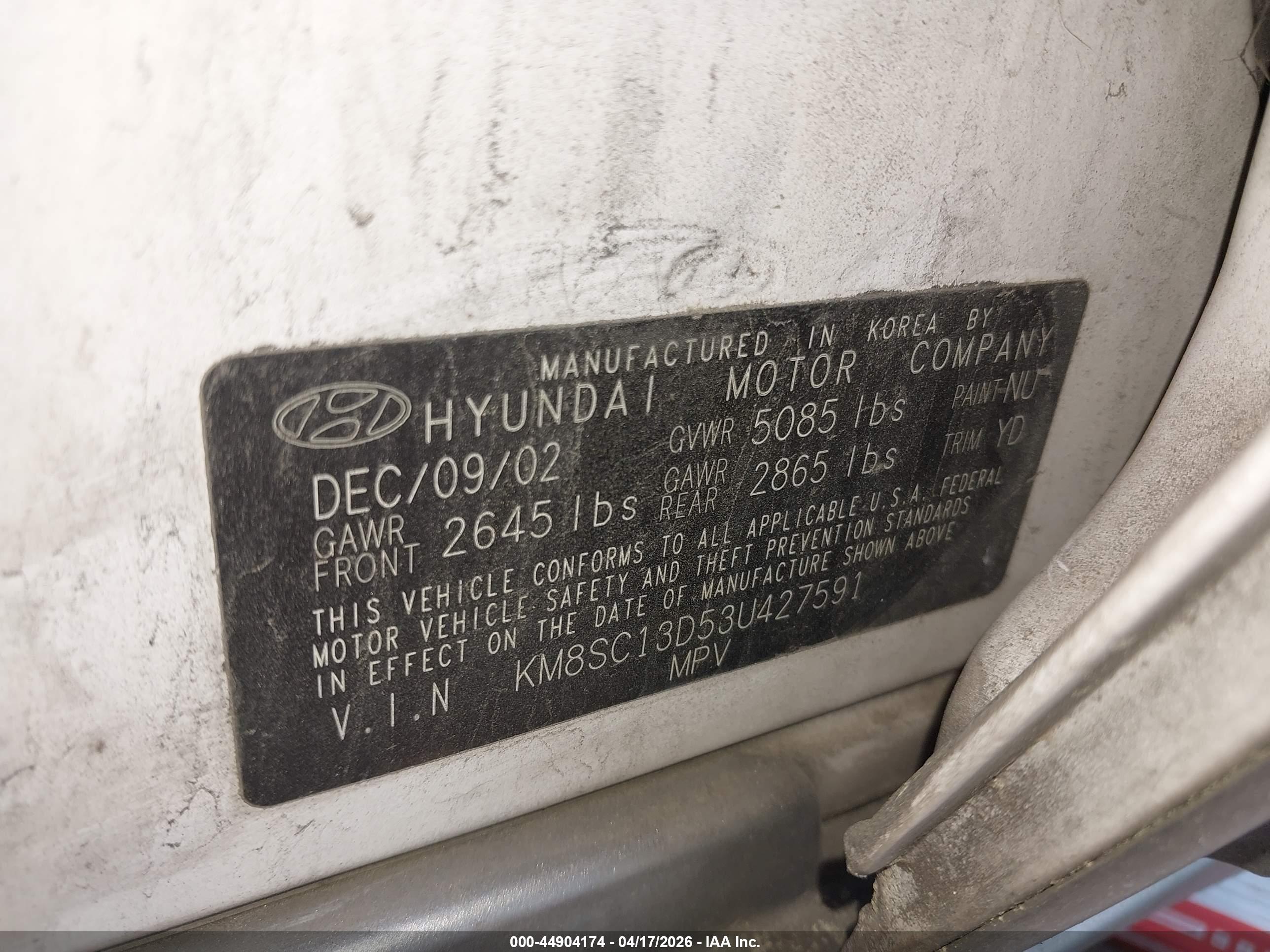 HYUNDAI SANTA image 9
