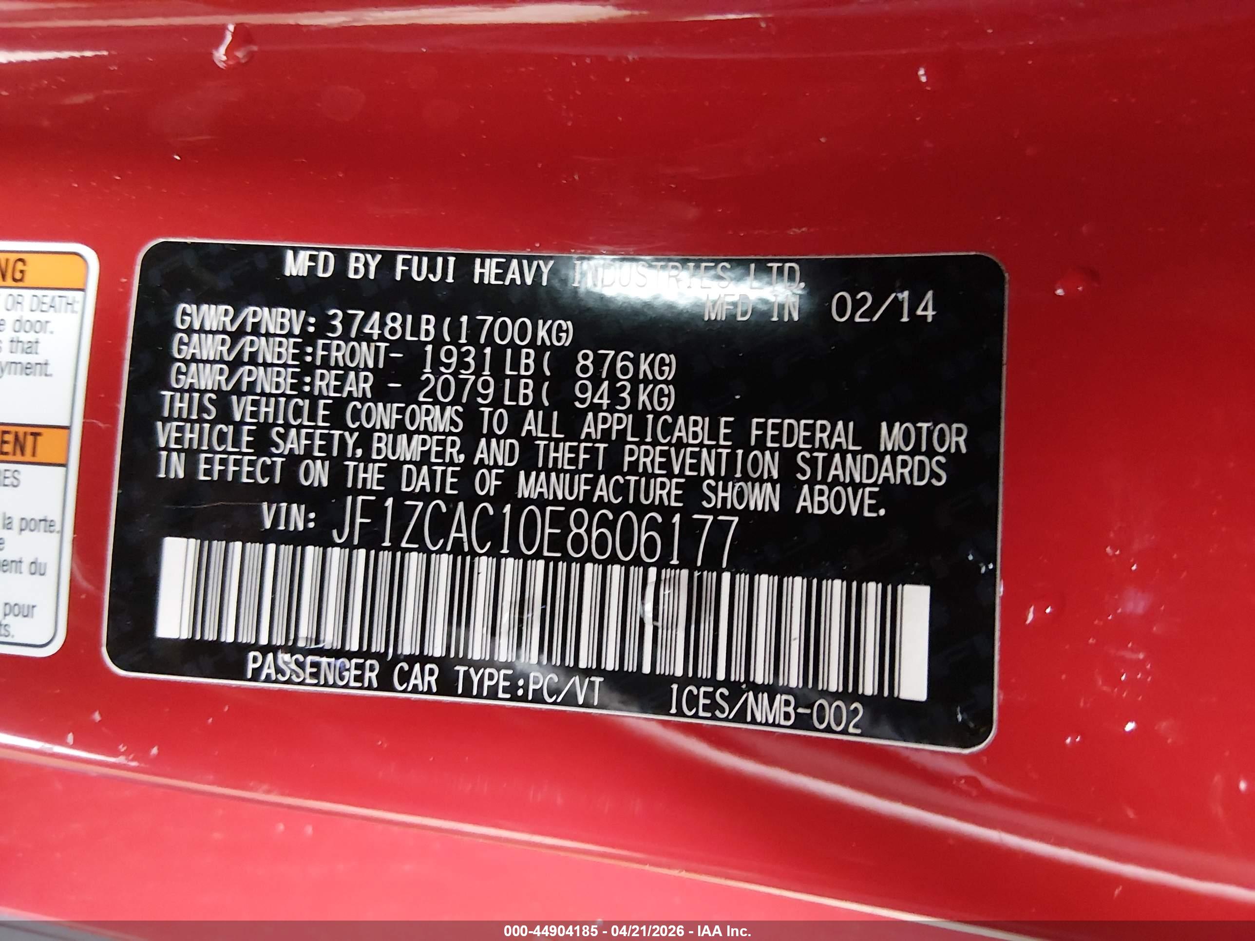 SUBARU BRZ image 9