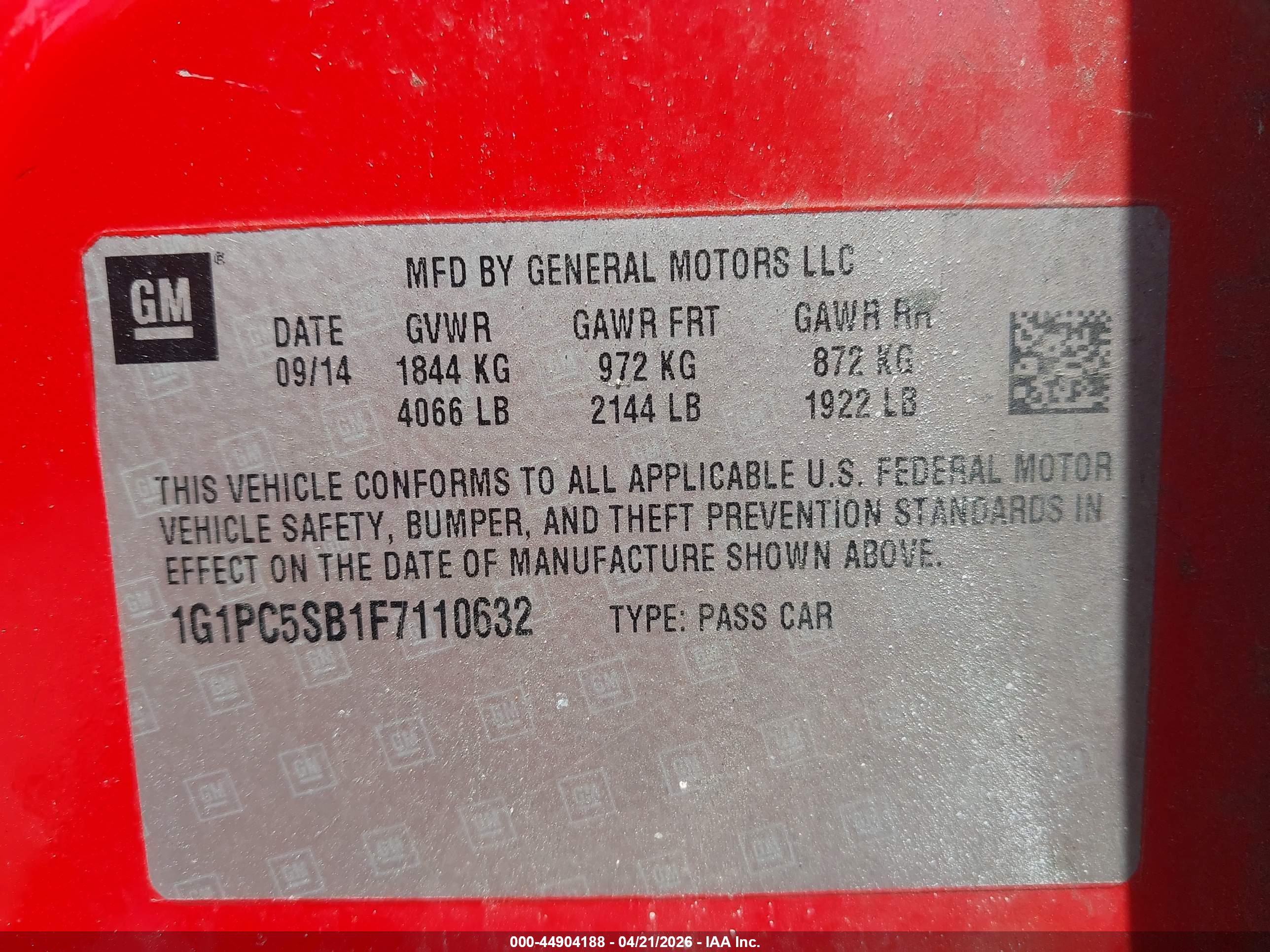 CHEVROLET CRUZE image 9