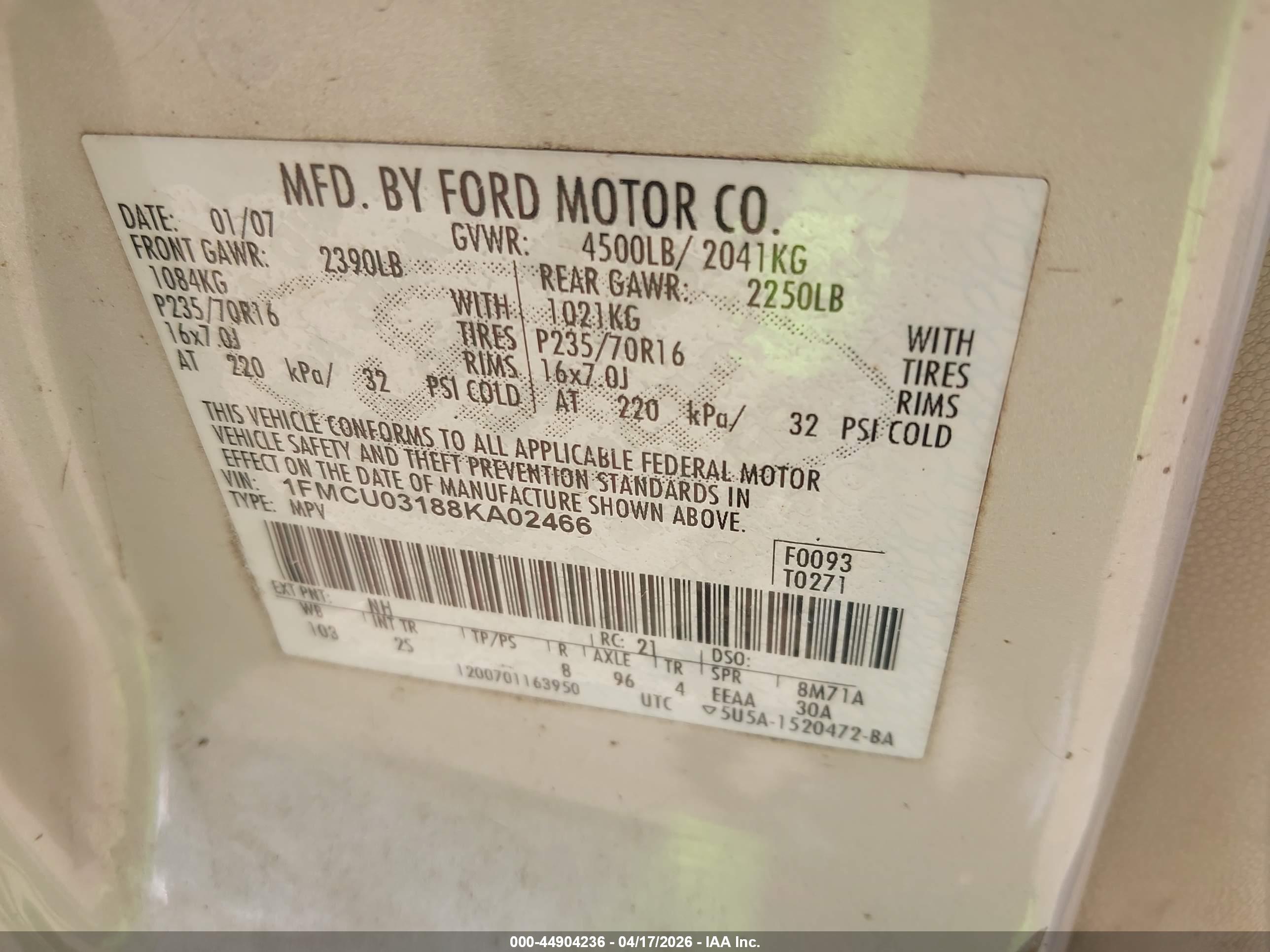 FORD ESCAPE image 9