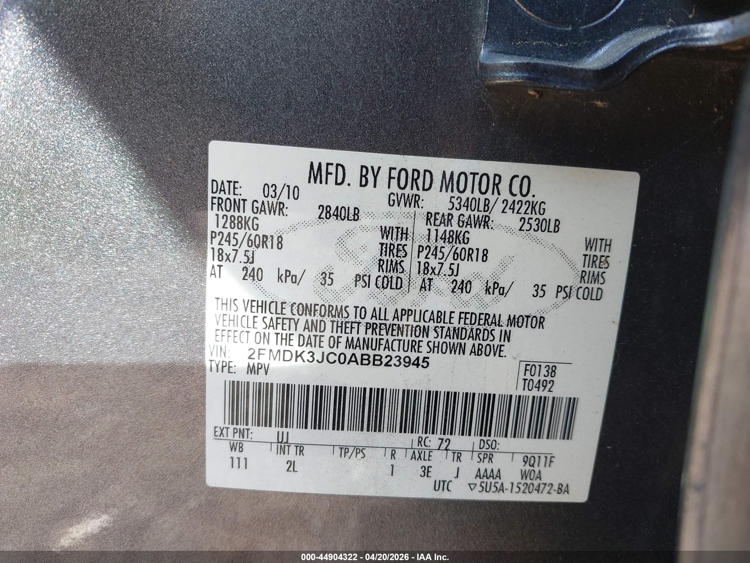 FORD EDGE image 9