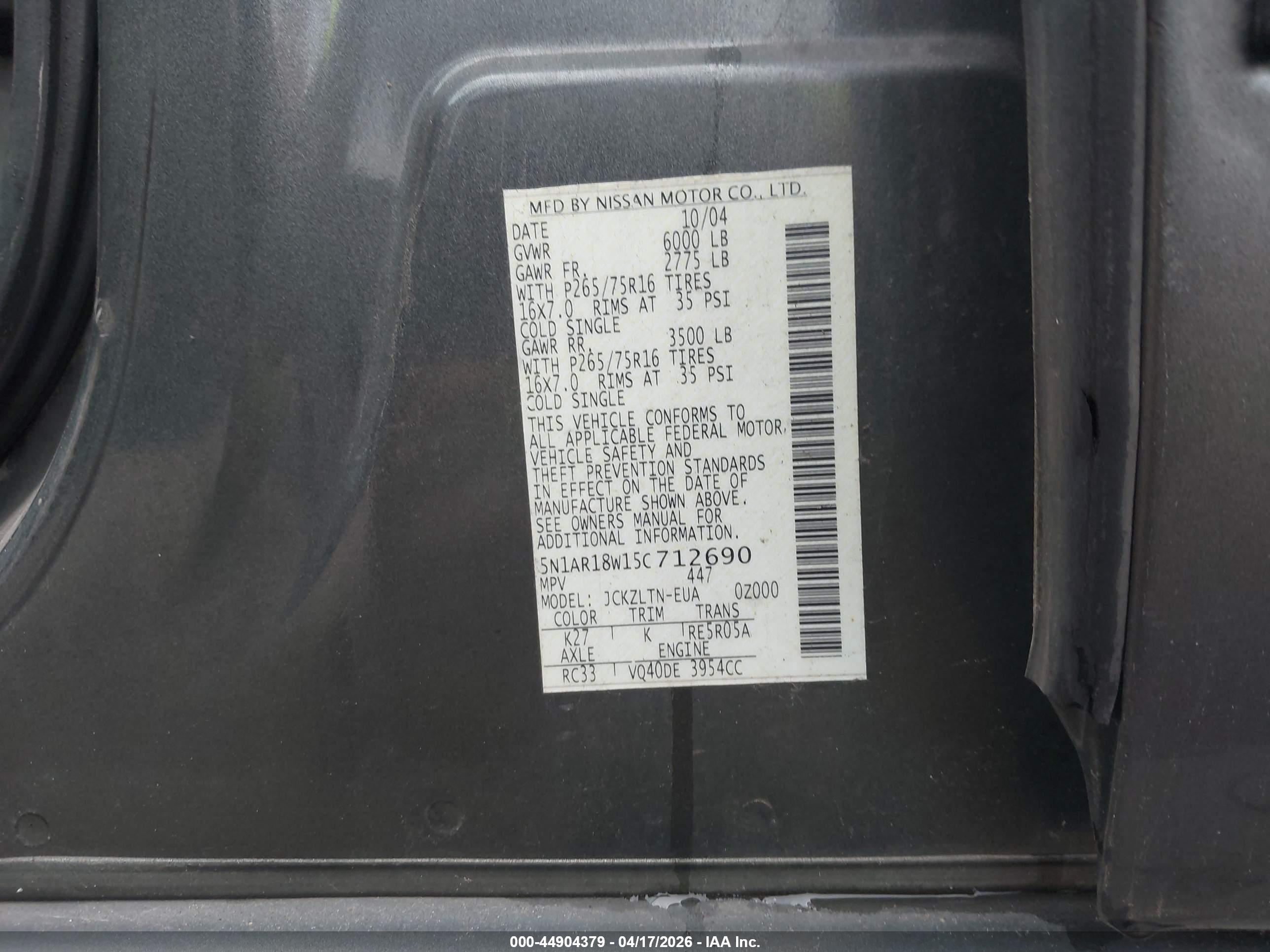 NISSAN PATHFINDER image 9