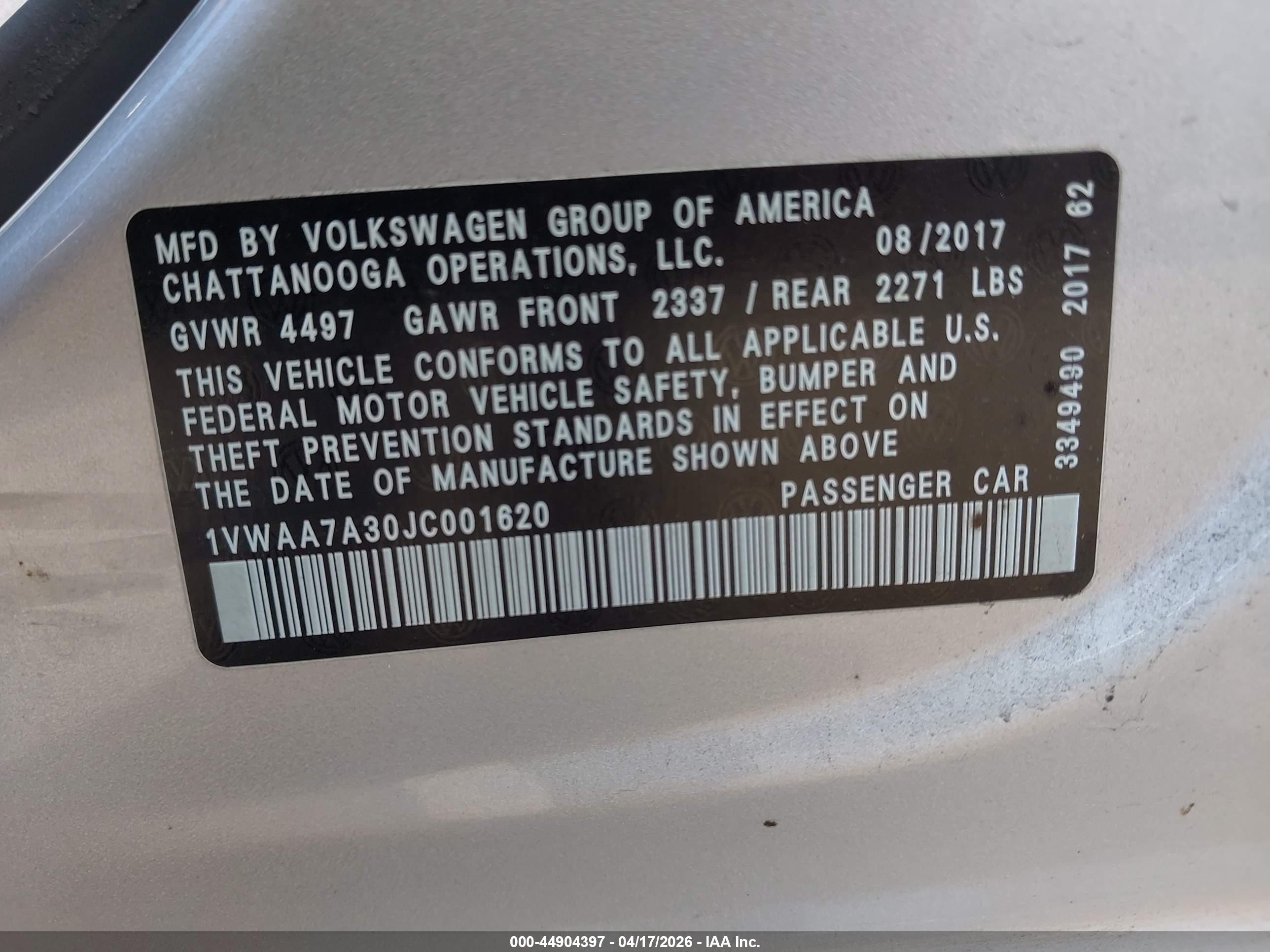 VOLKSWAGEN PASSAT image 9