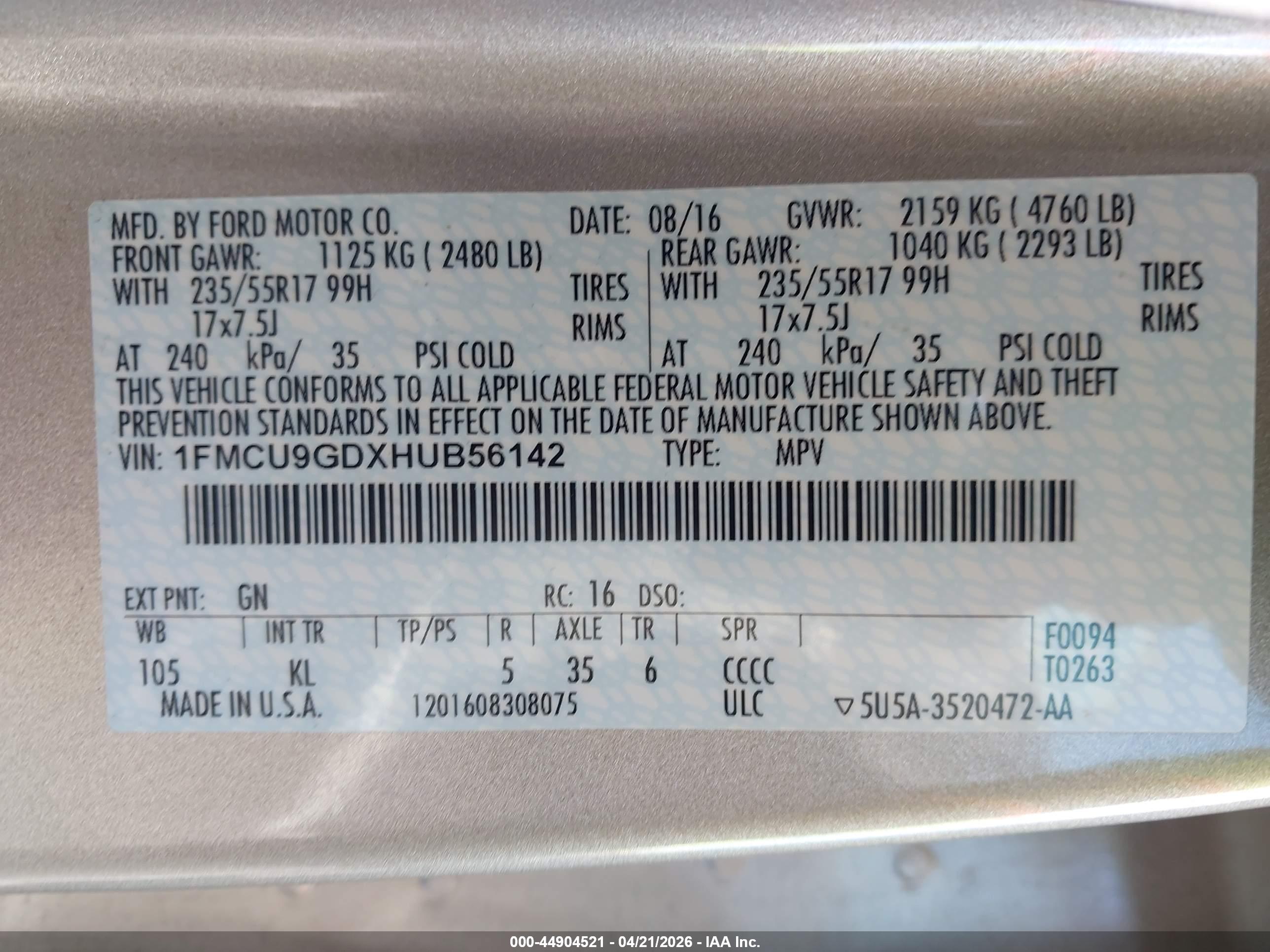 FORD ESCAPE image 9