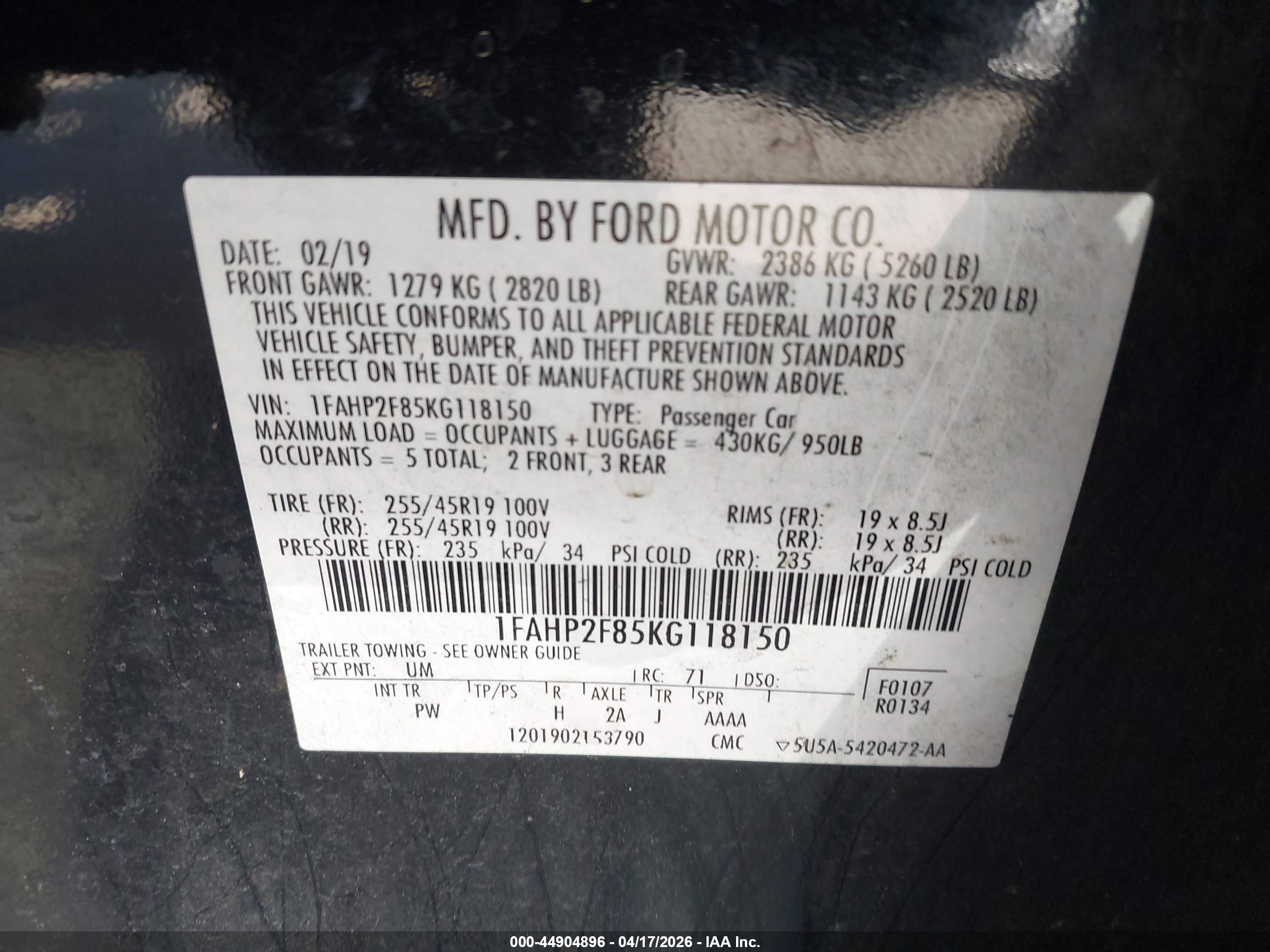 FORD TAURUS image 9