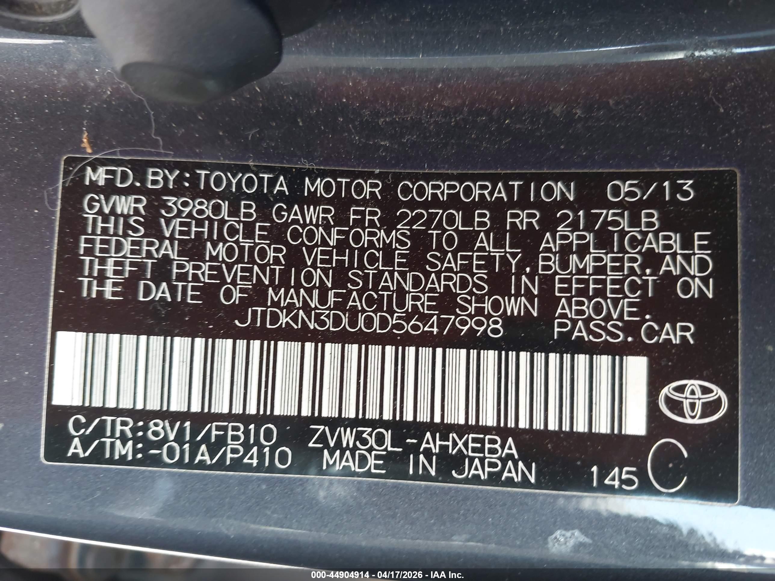 TOYOTA PRIUS image 9