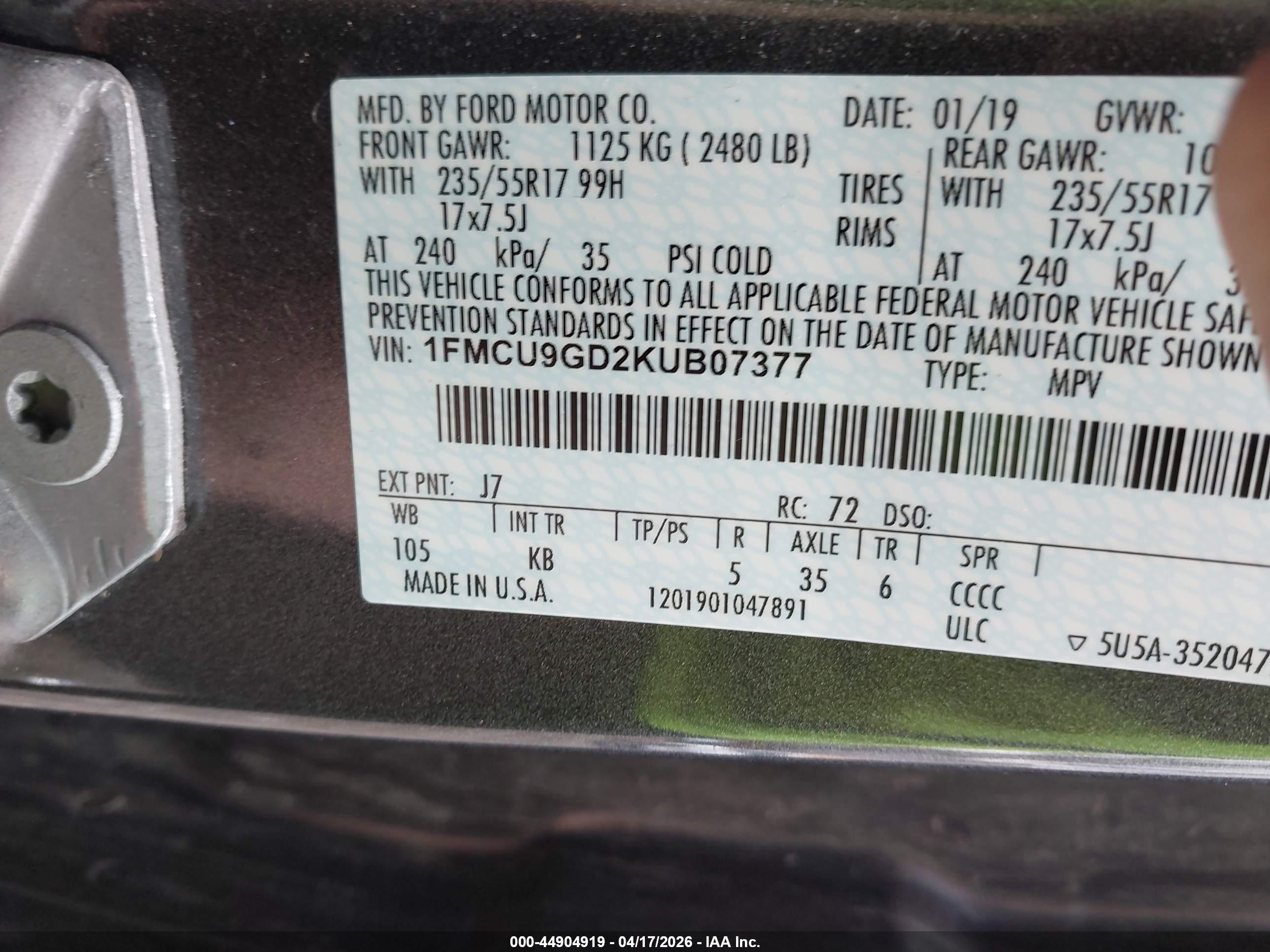 FORD ESCAPE image 9