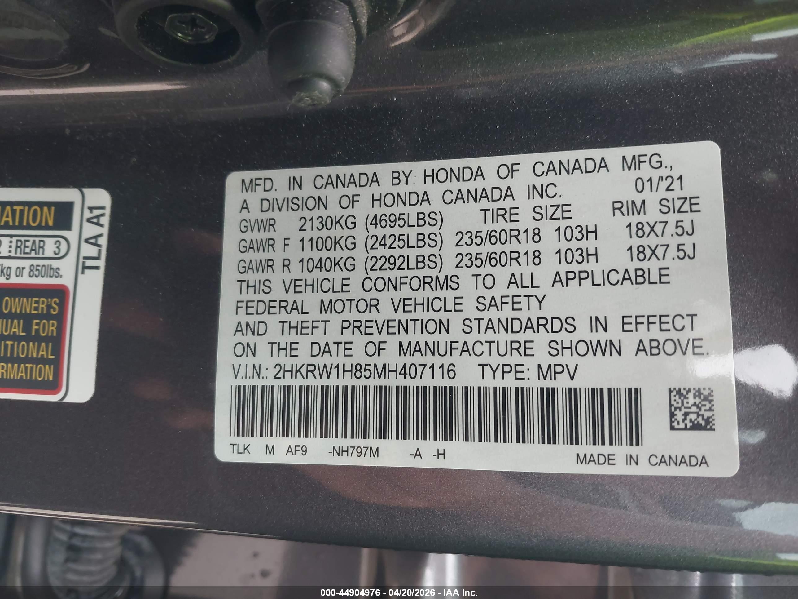 HONDA CR-V image 9