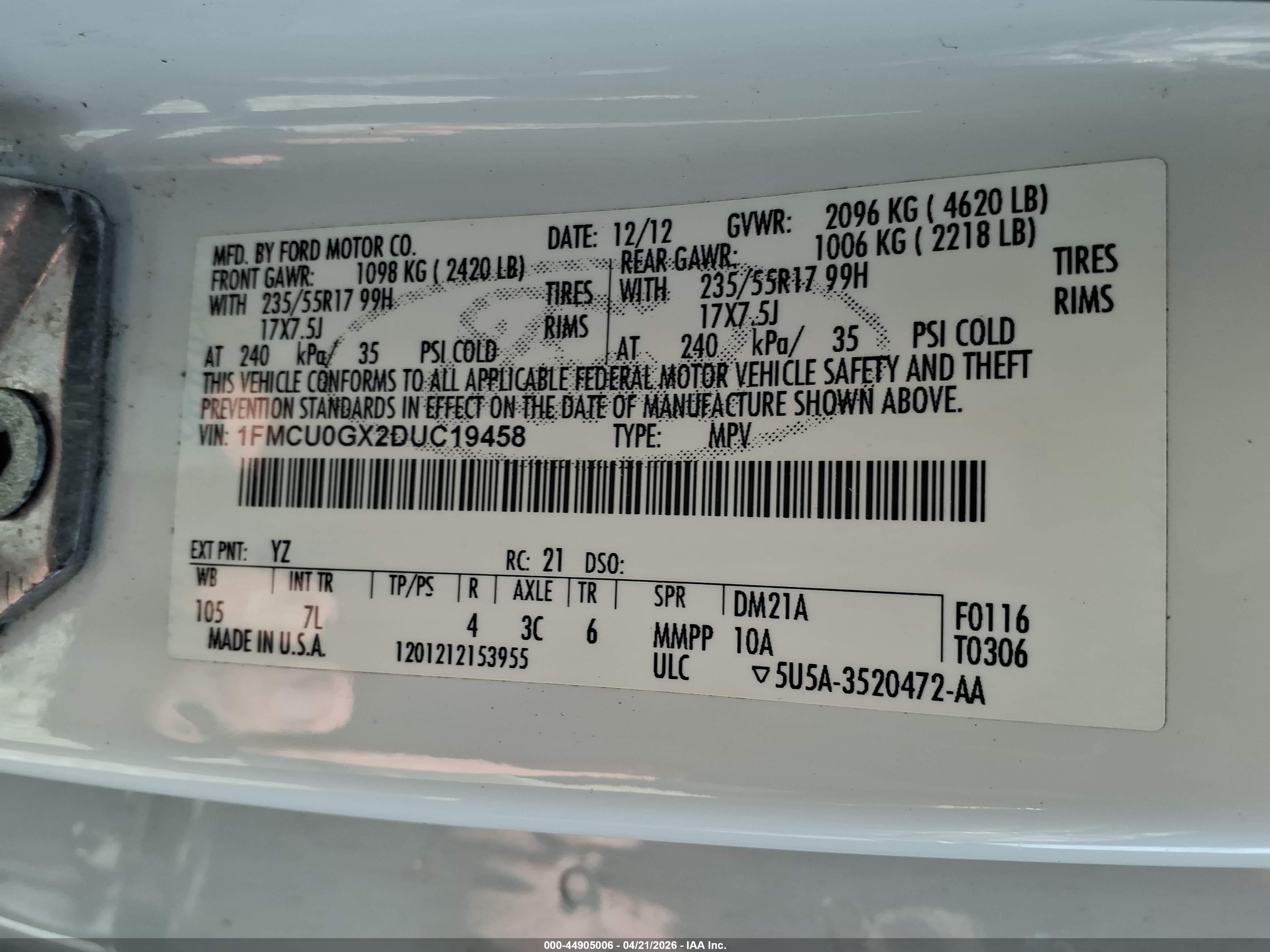 FORD ESCAPE image 9
