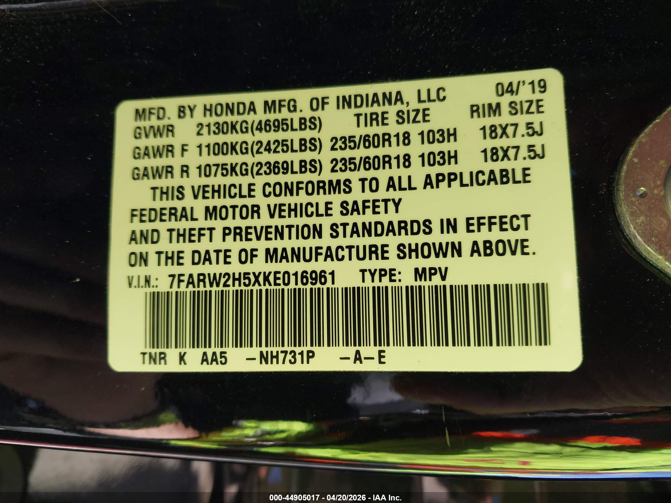 HONDA CR-V image 9