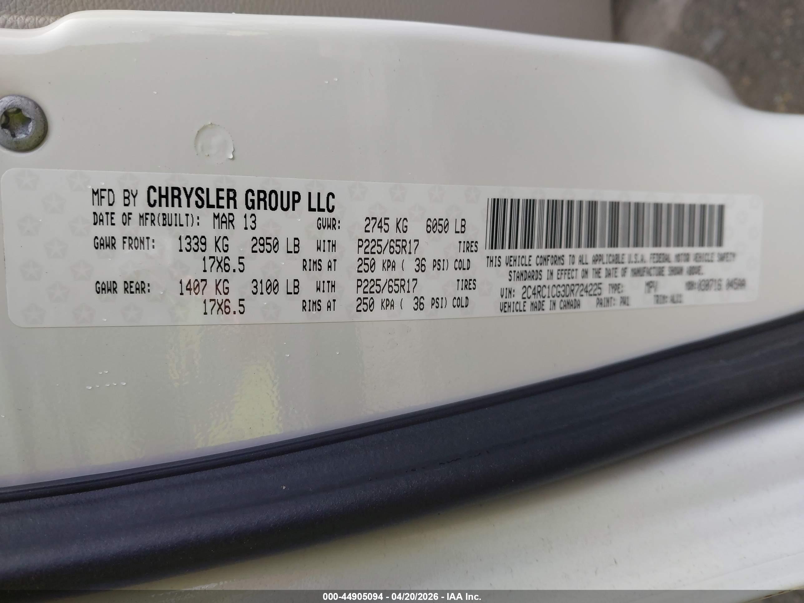 CHRYSLER TOWN image 9