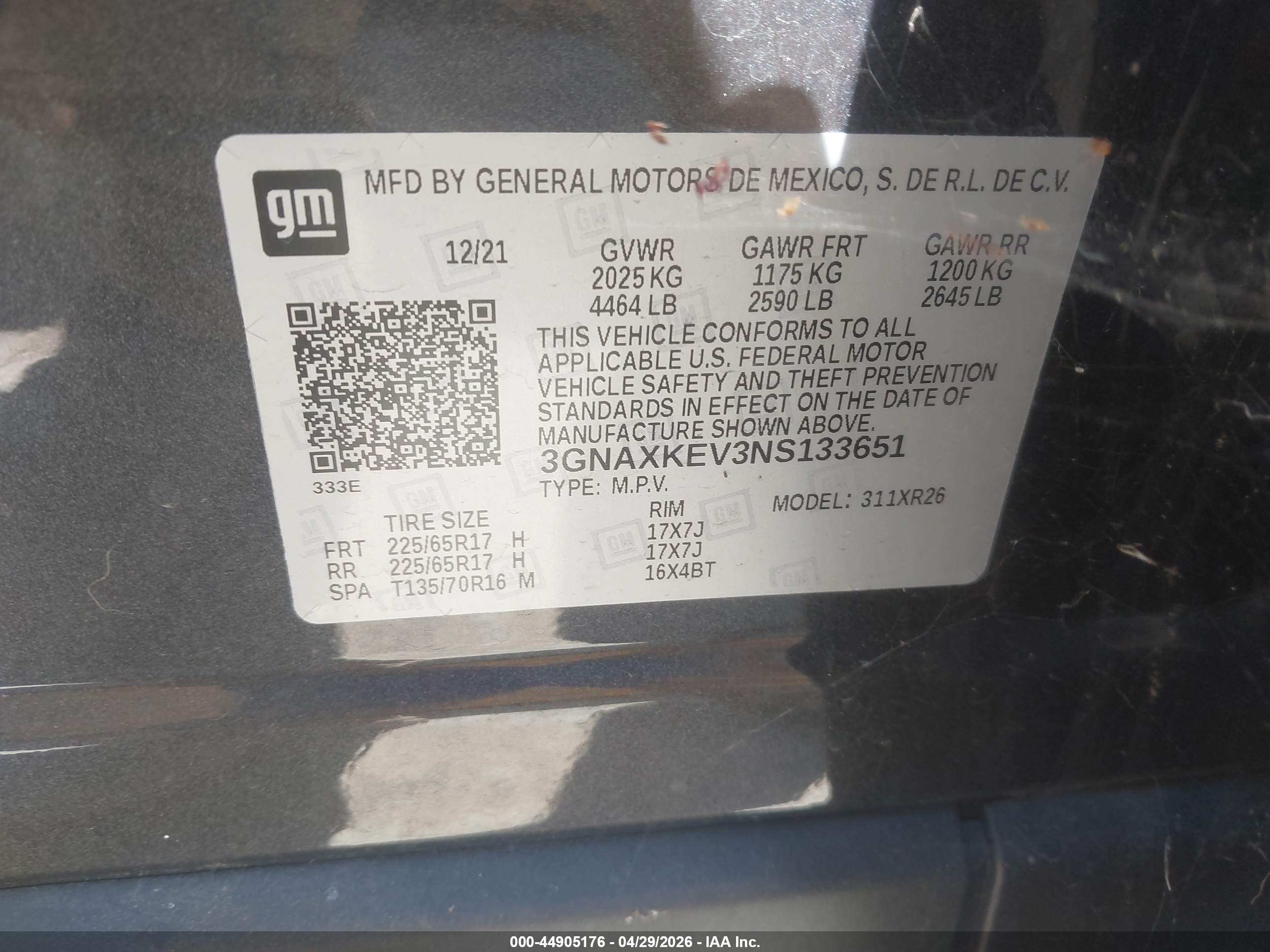 CHEVROLET EQUINOX image 9