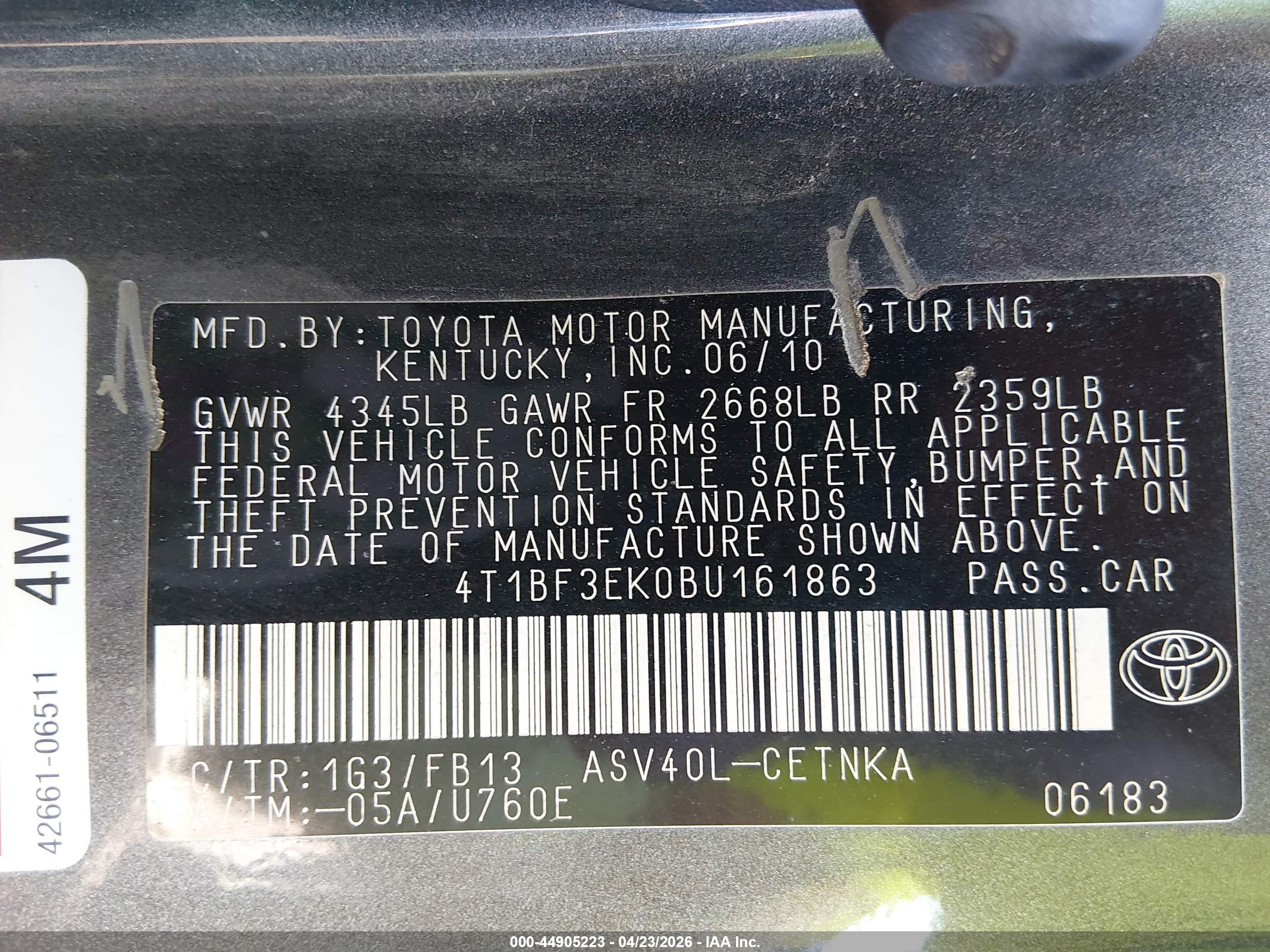 TOYOTA CAMRY image 9