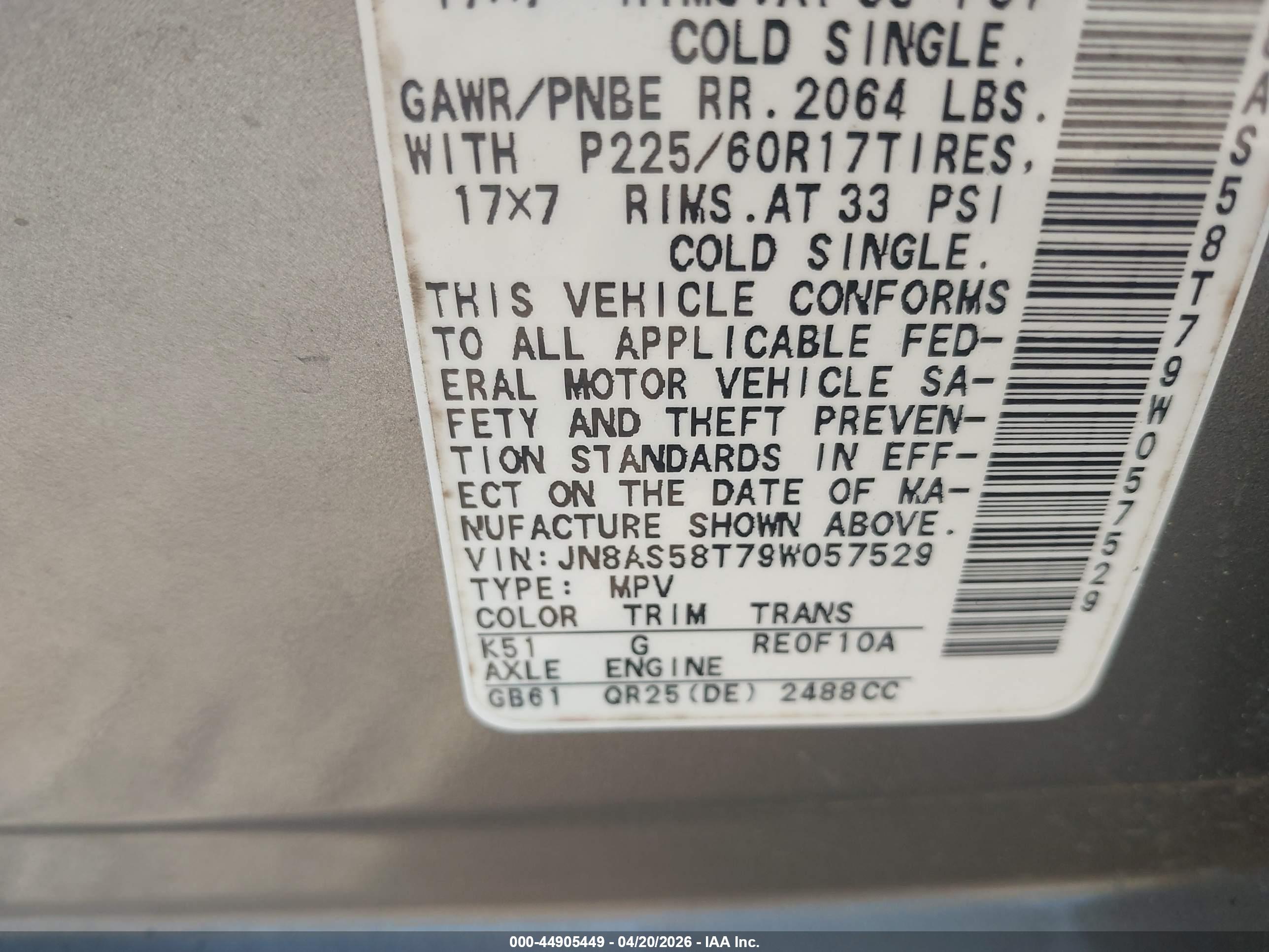 NISSAN ROGUE image 9