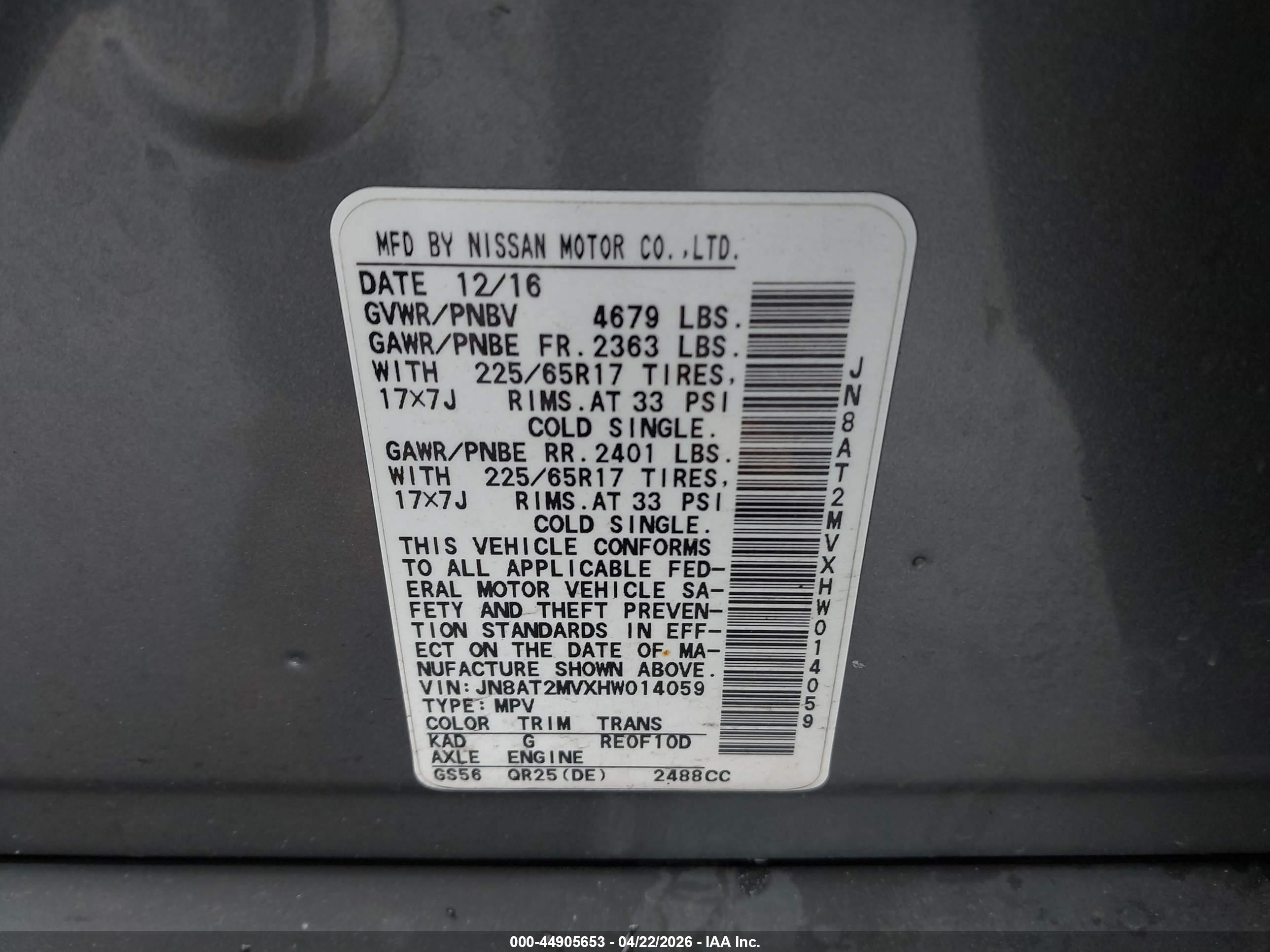 NISSAN ROGUE image 9