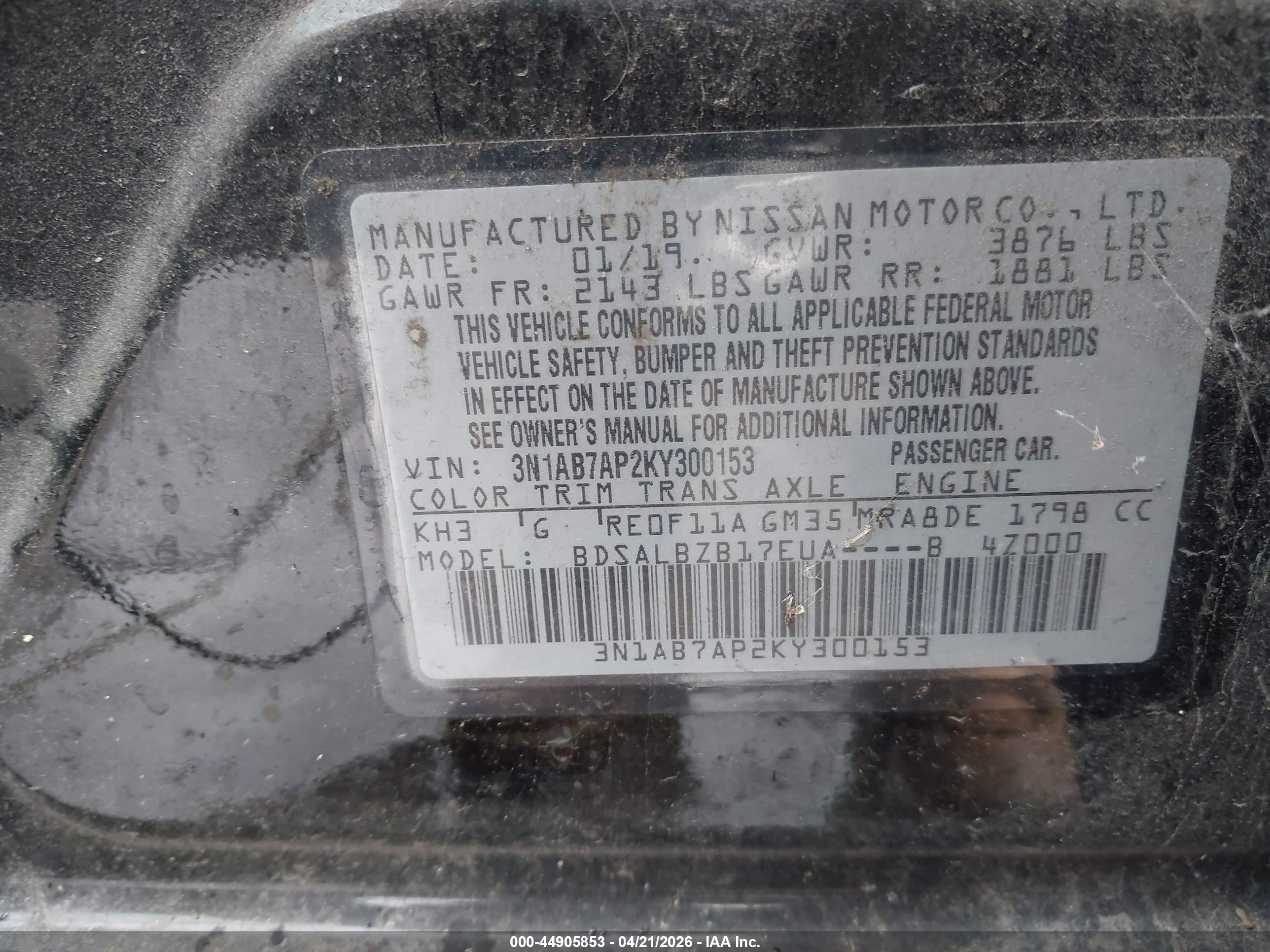 NISSAN SENTRA image 9