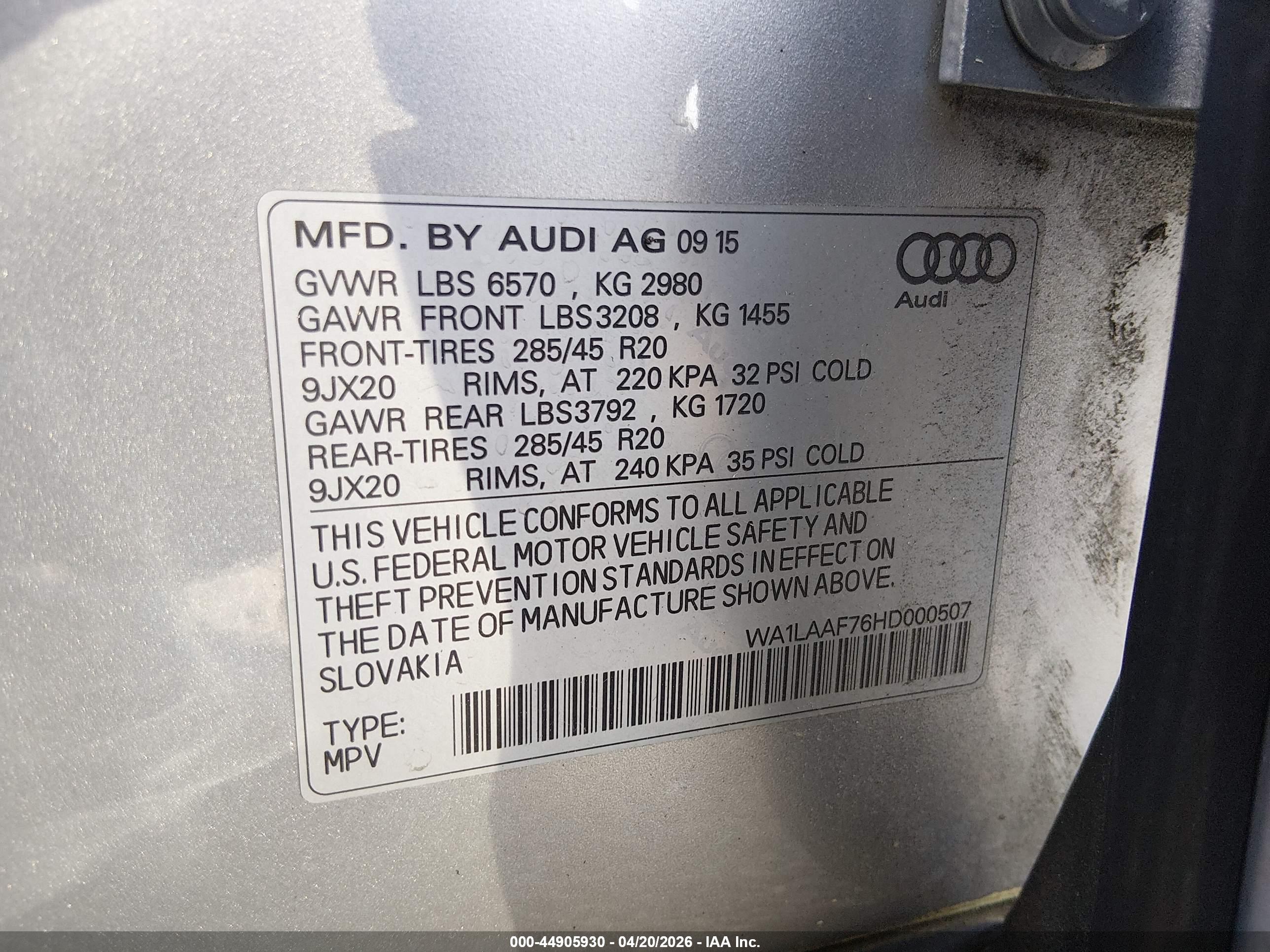 AUDI Q7 image 9