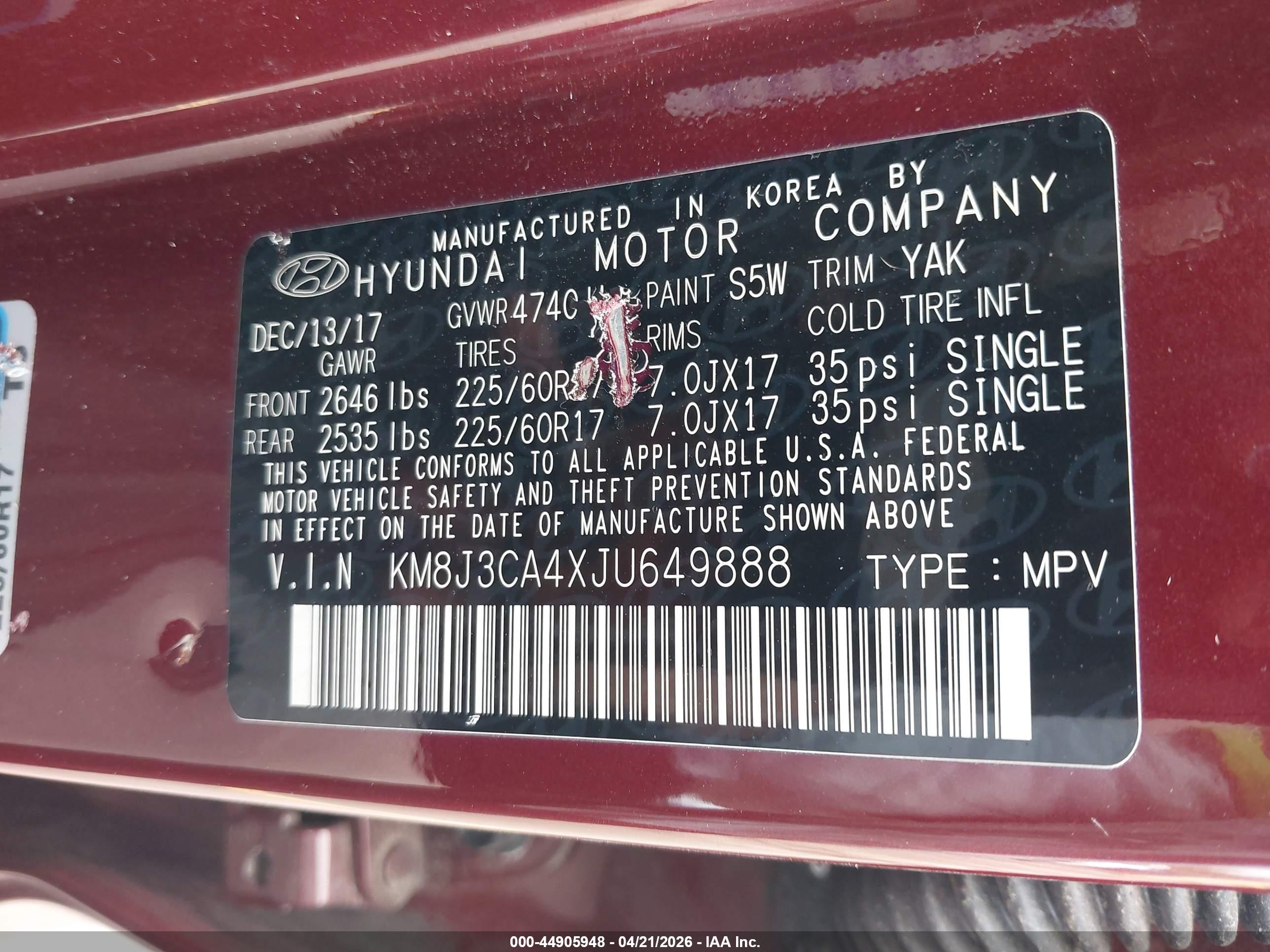 HYUNDAI TUCSON image 9