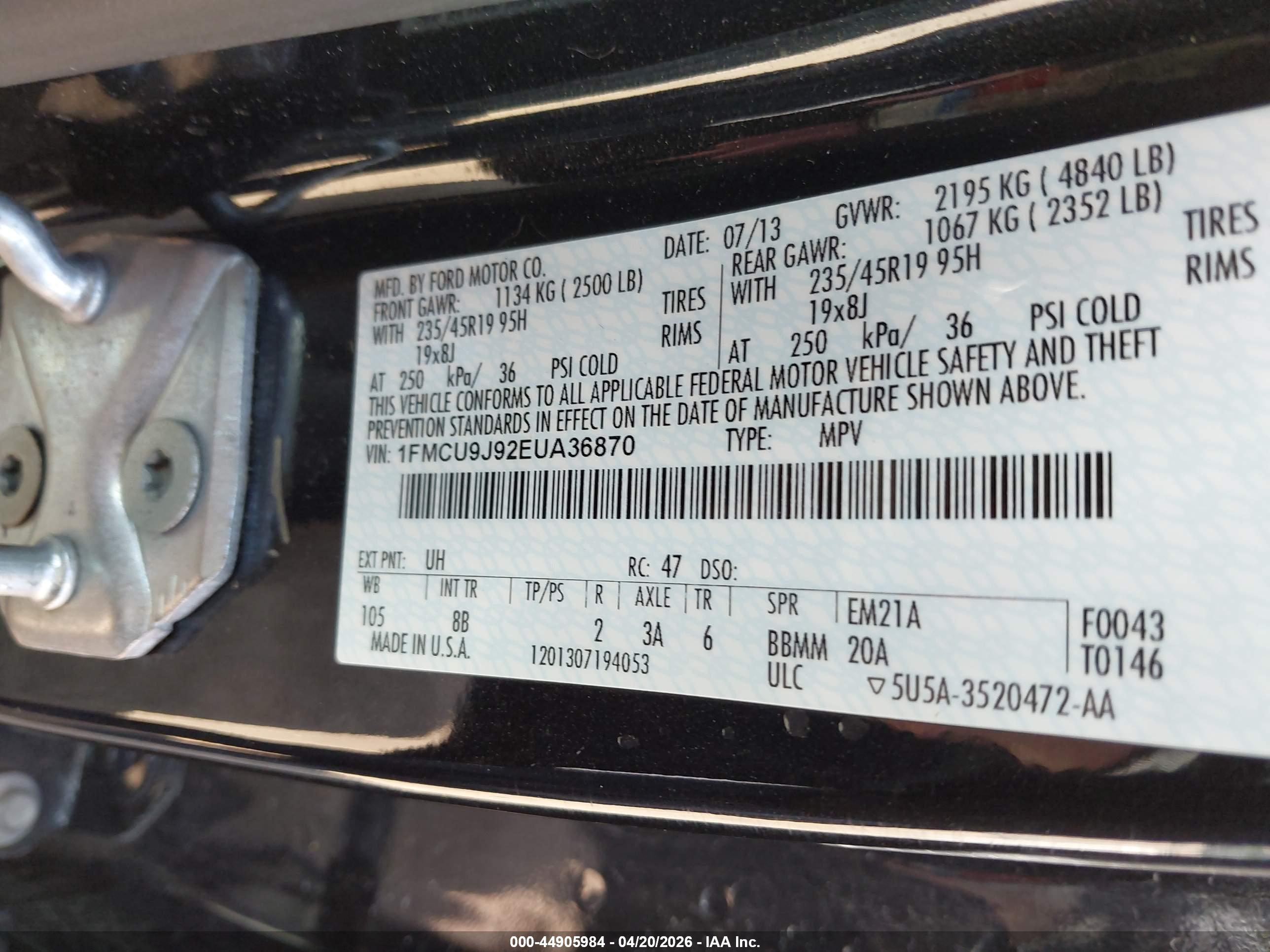 FORD ESCAPE image 9
