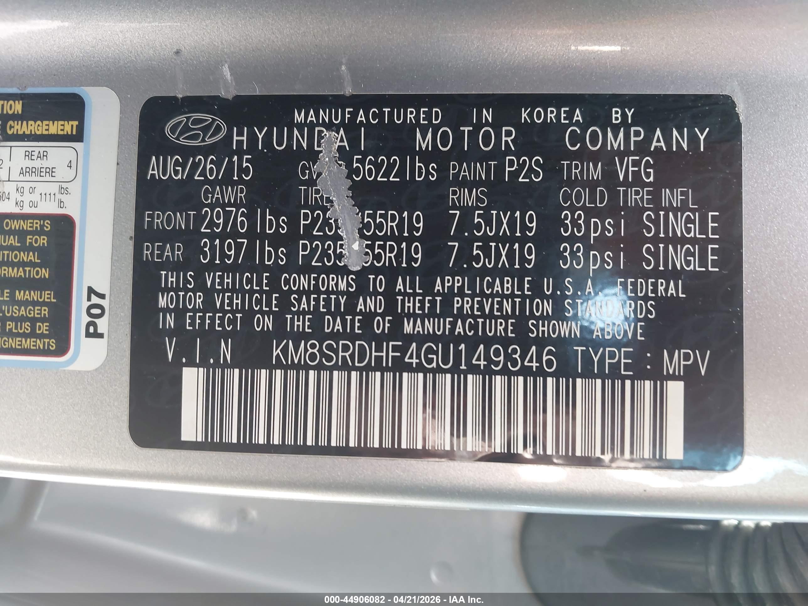 HYUNDAI SANTA image 9