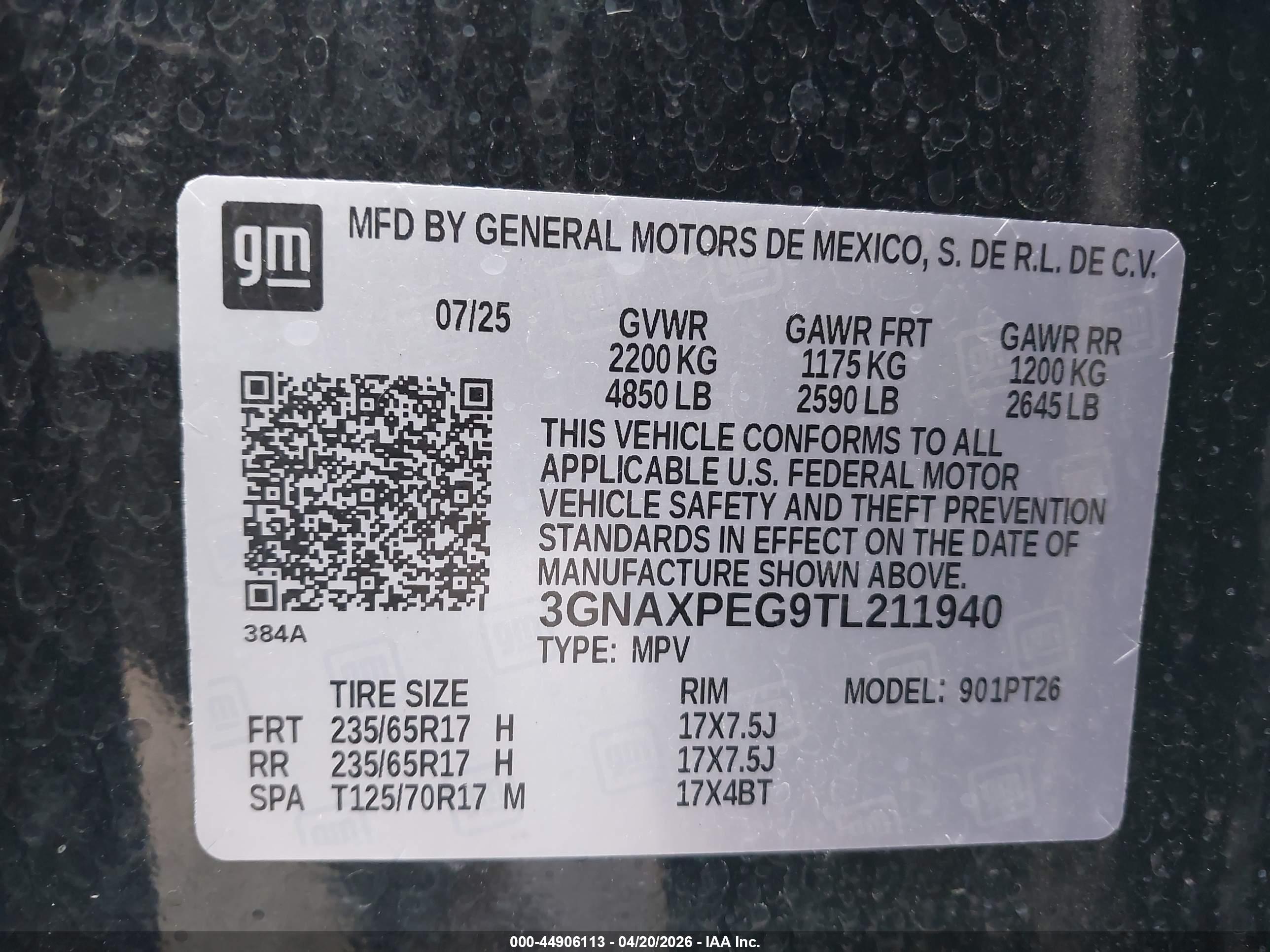 CHEVROLET EQUINOX image 9