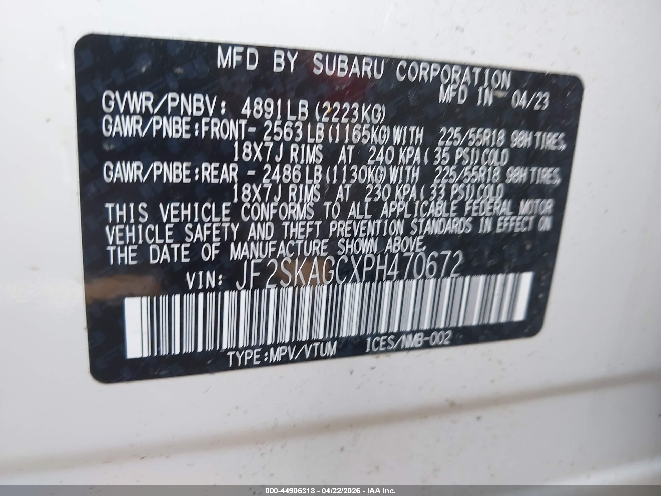 SUBARU FORESTER image 9