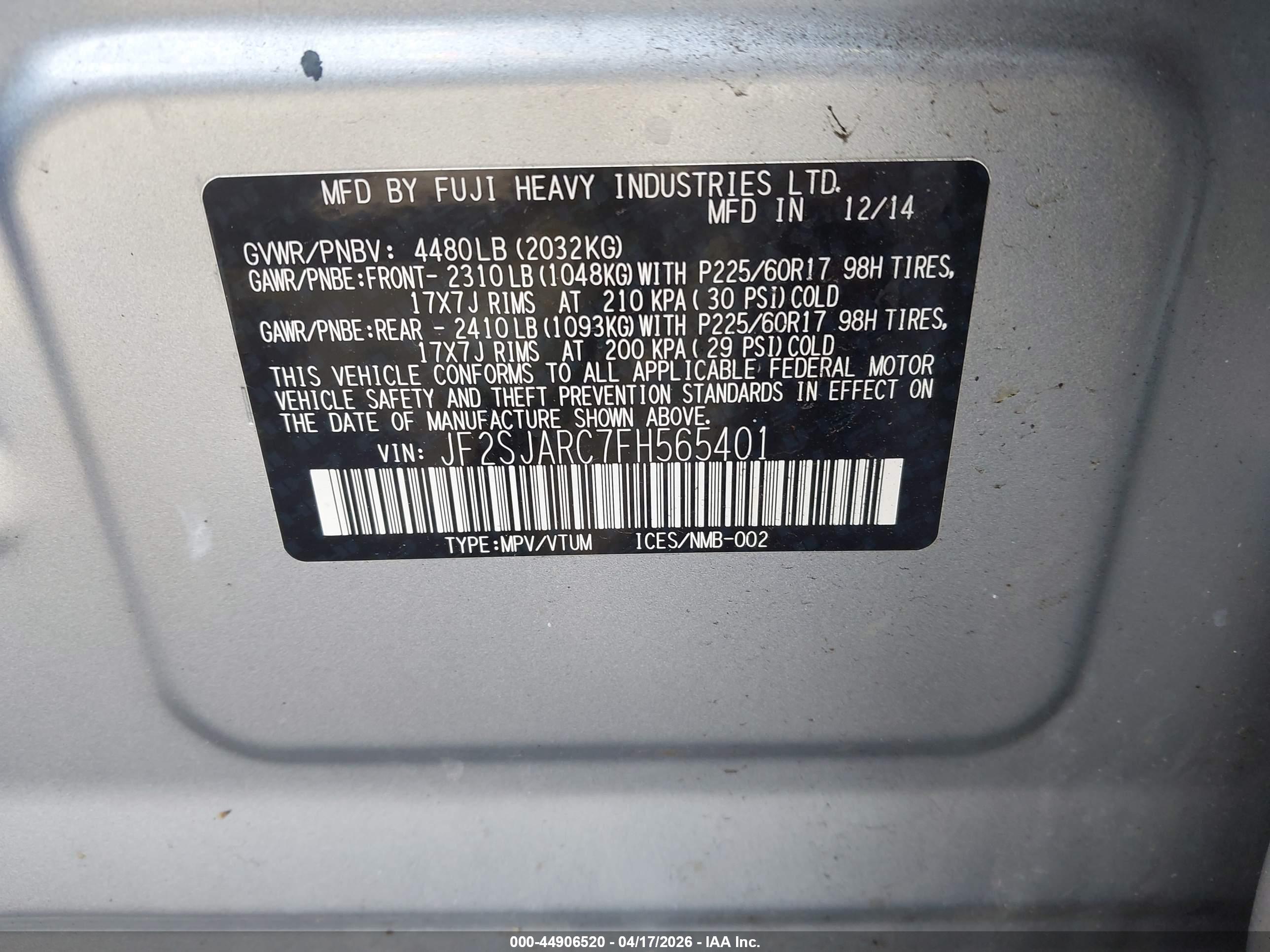 SUBARU FORESTER image 9