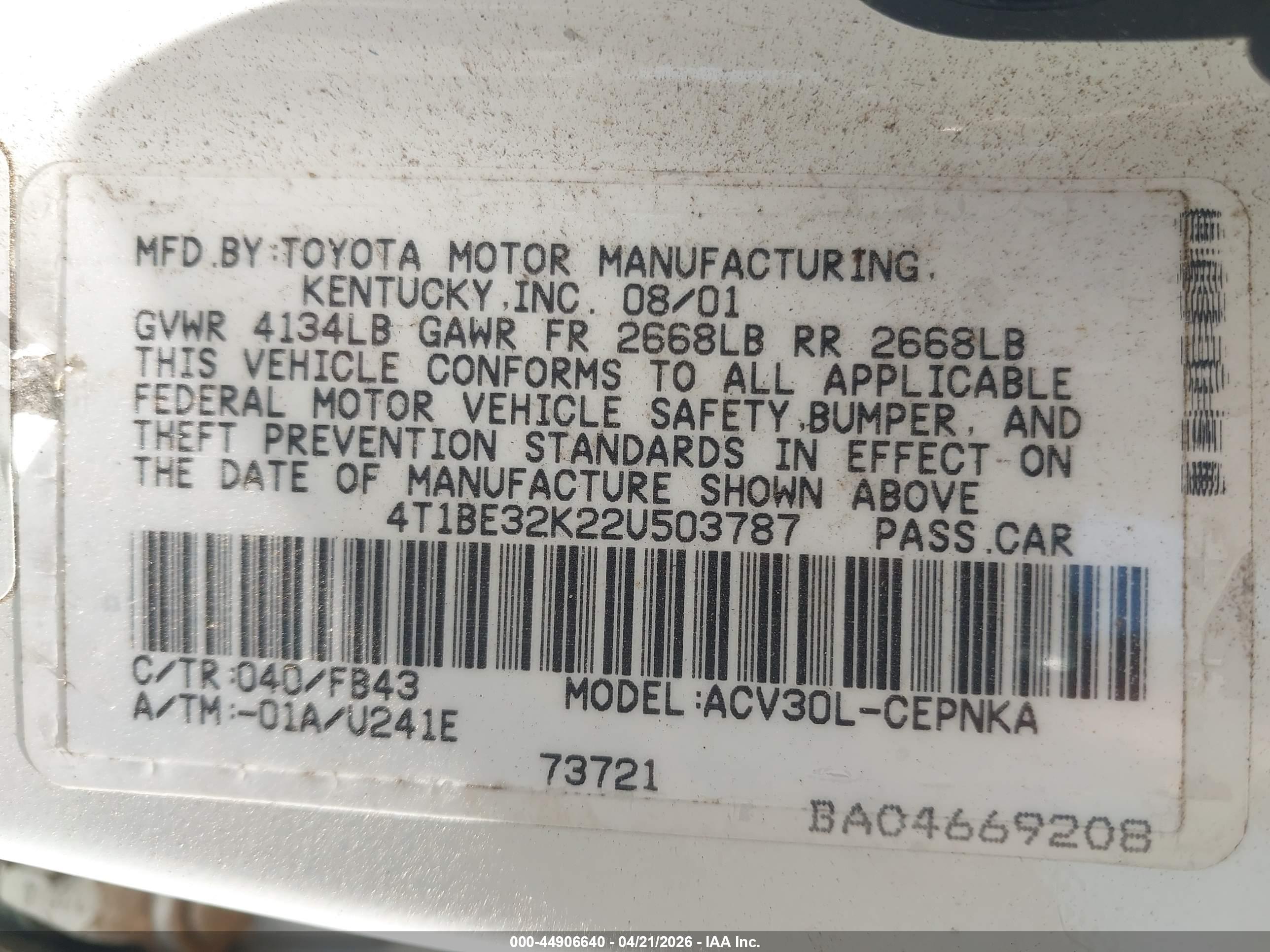 TOYOTA CAMRY image 9
