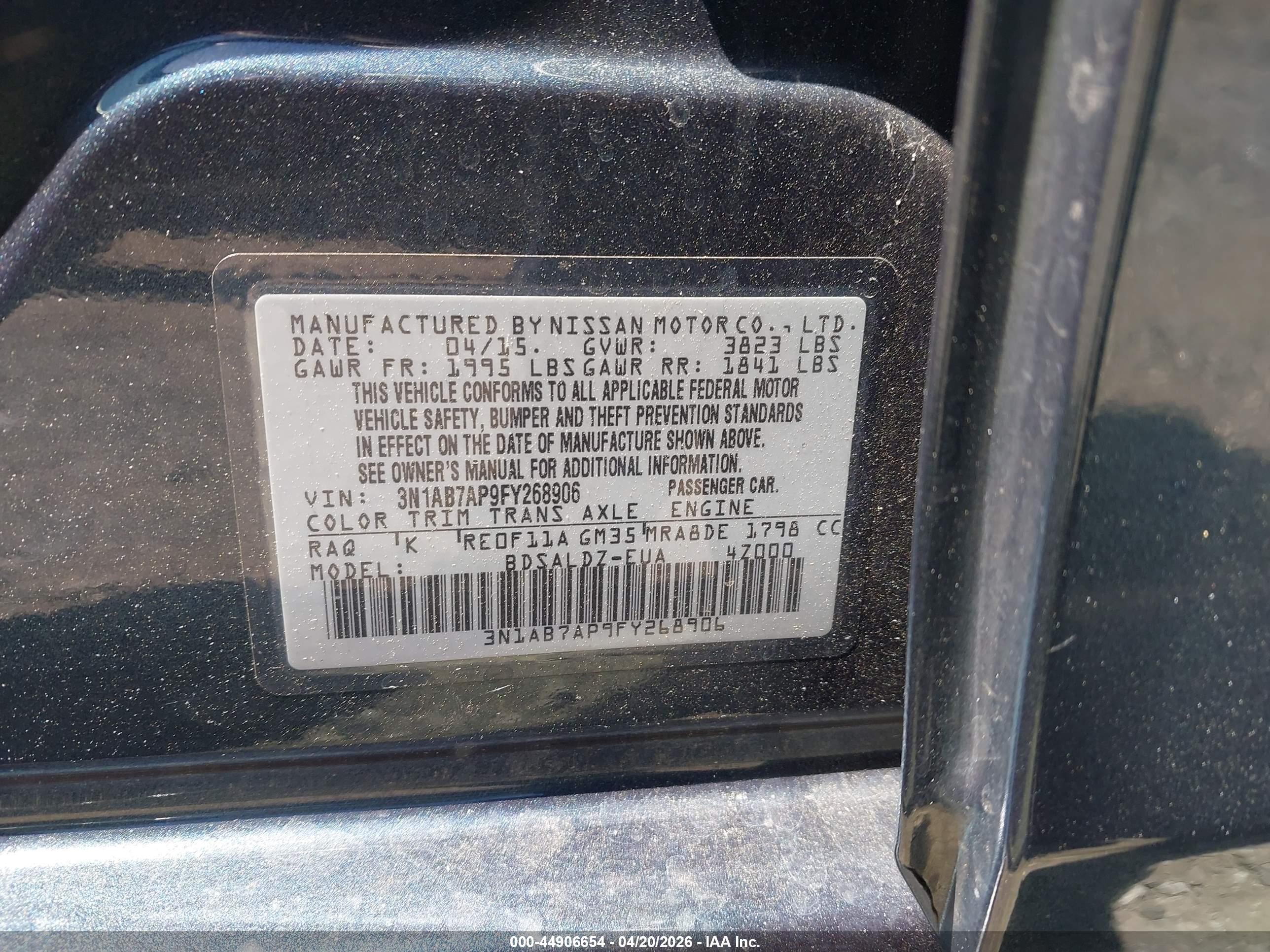 NISSAN SENTRA image 9