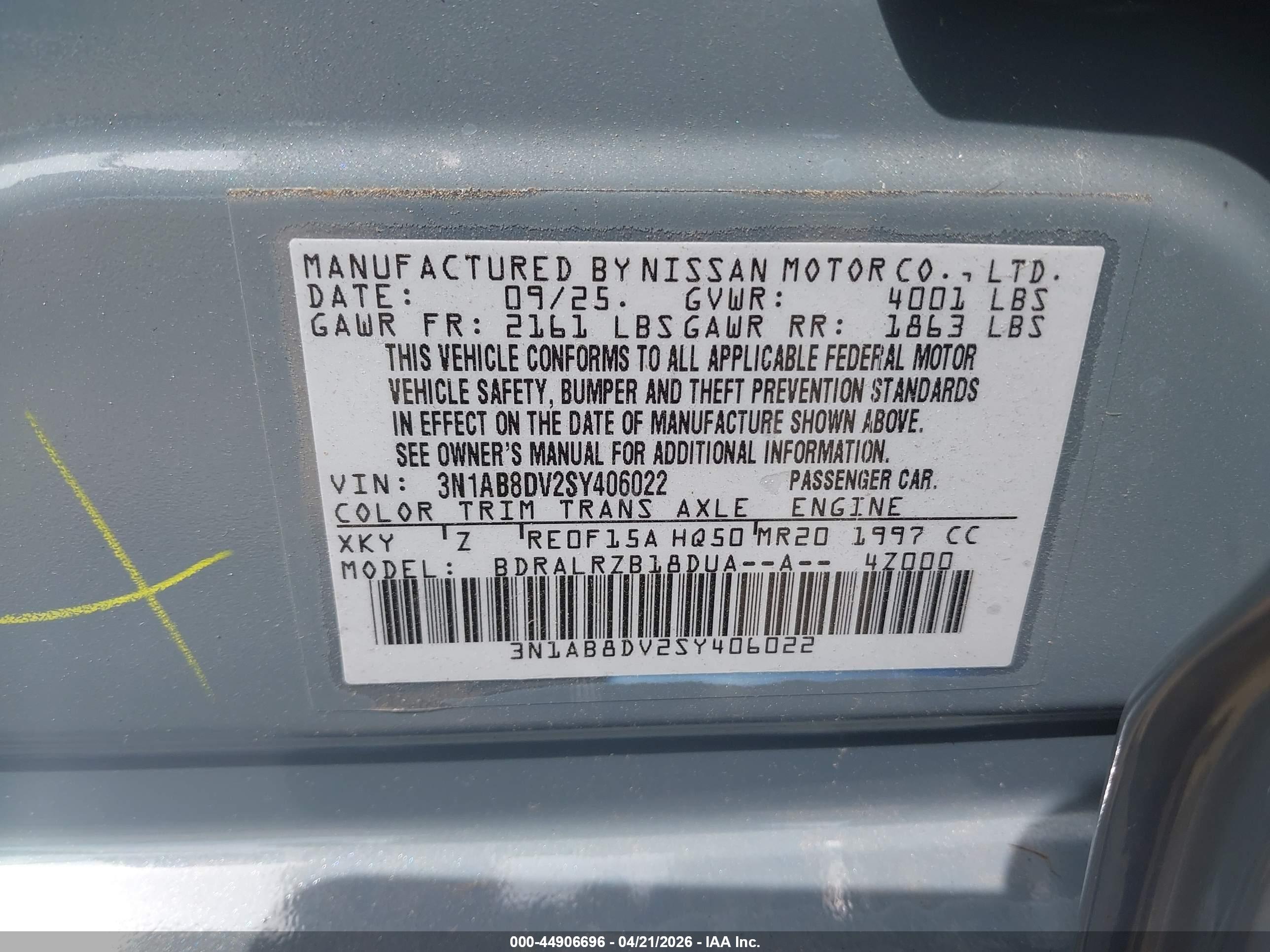 NISSAN SENTRA image 9