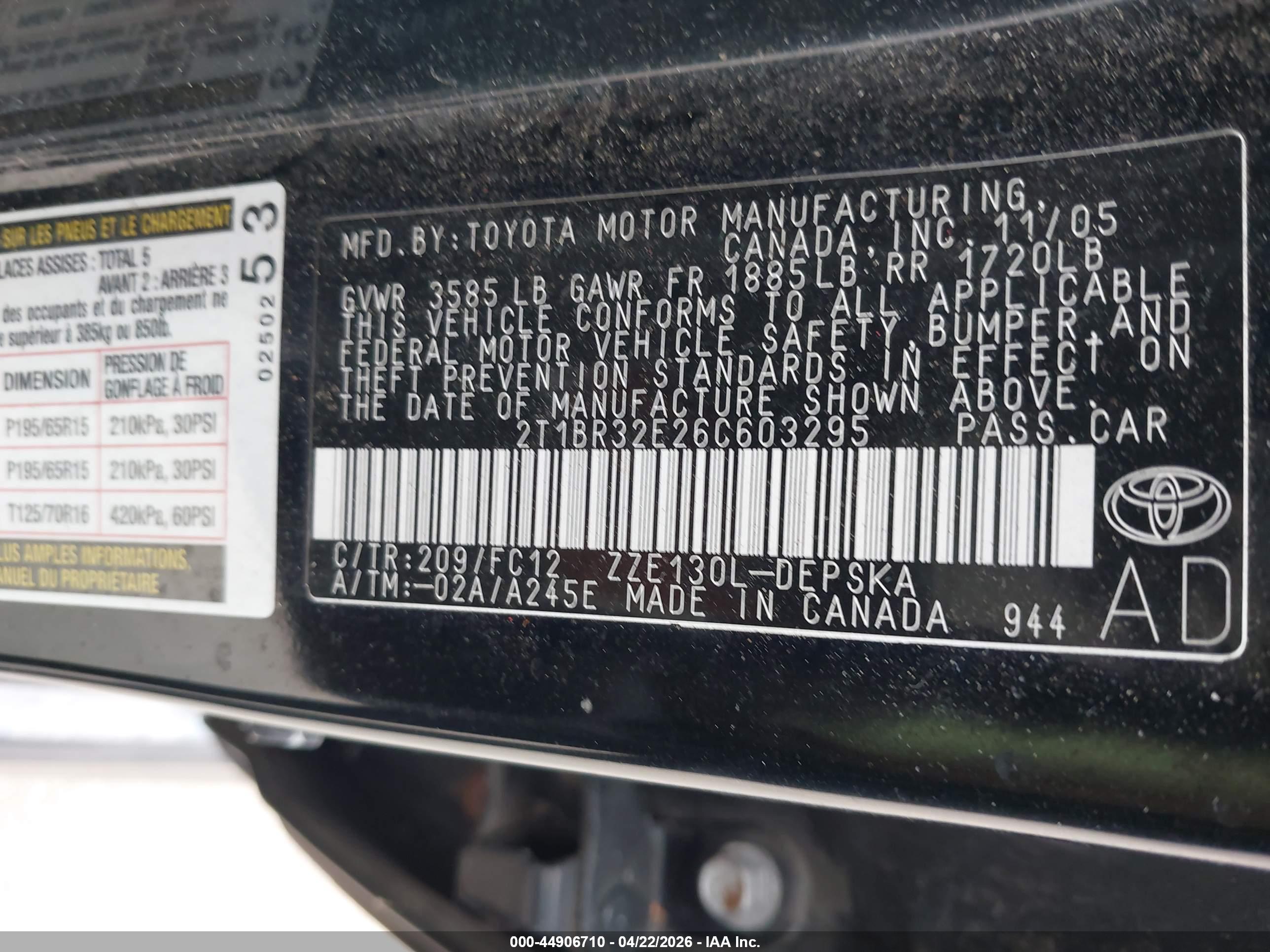 TOYOTA COROLLA image 9