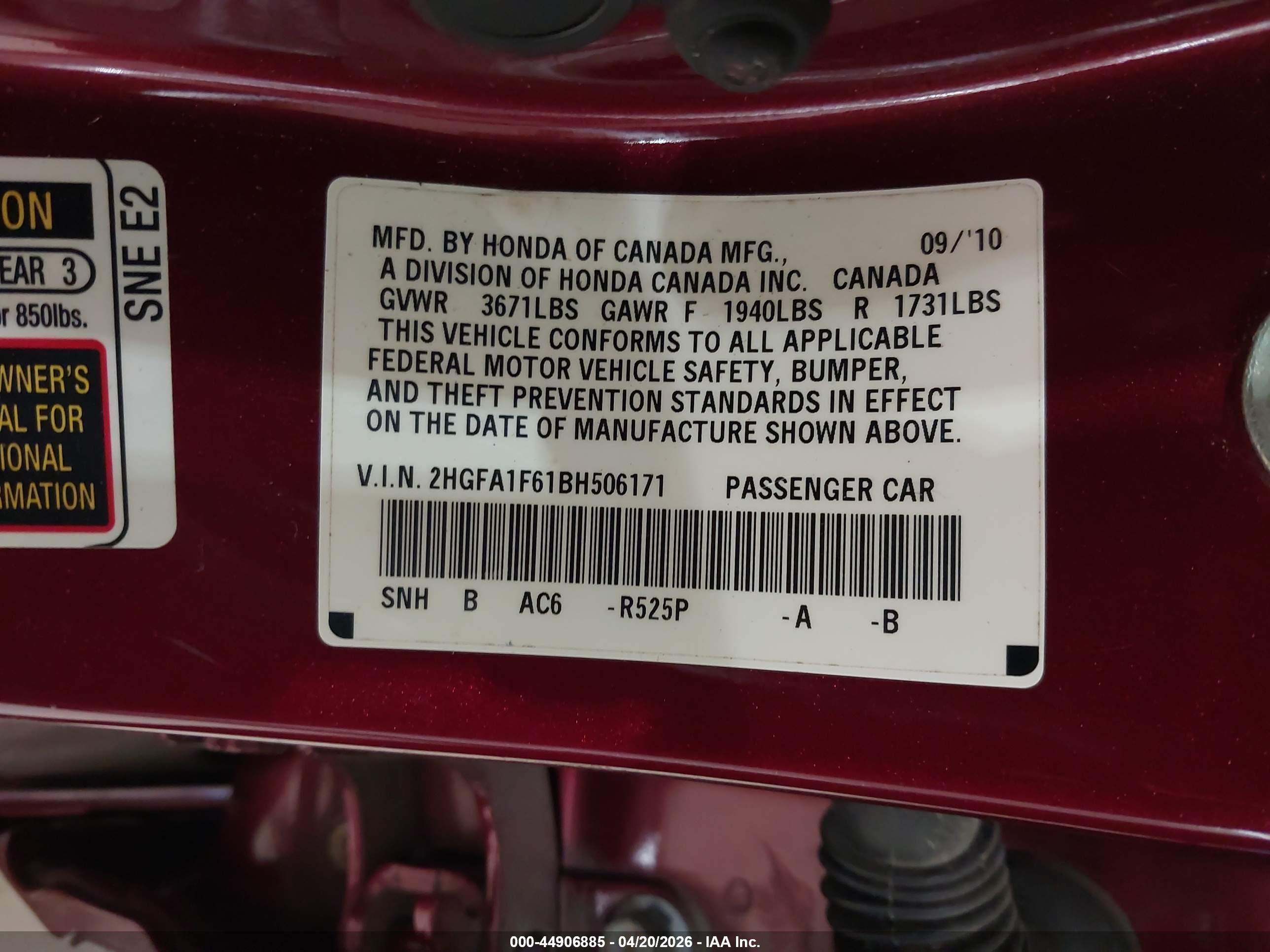 HONDA CIVIC image 9