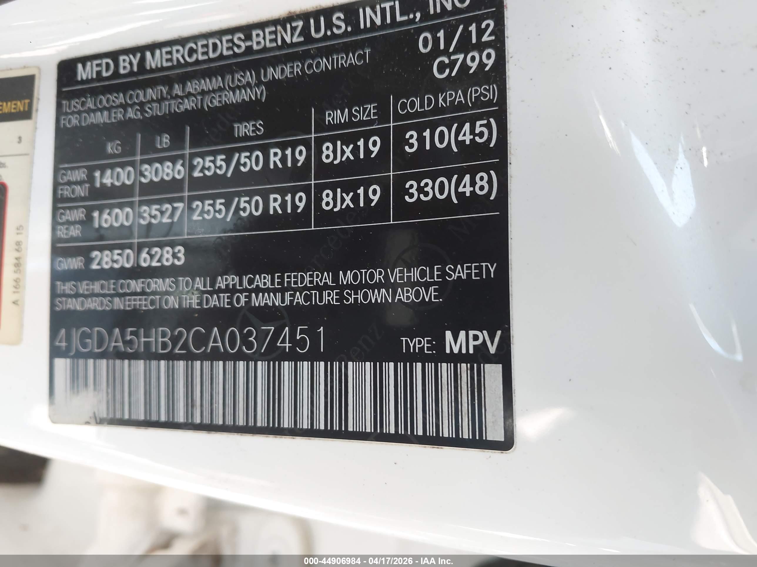 MERCEDES-BENZ ML image 9