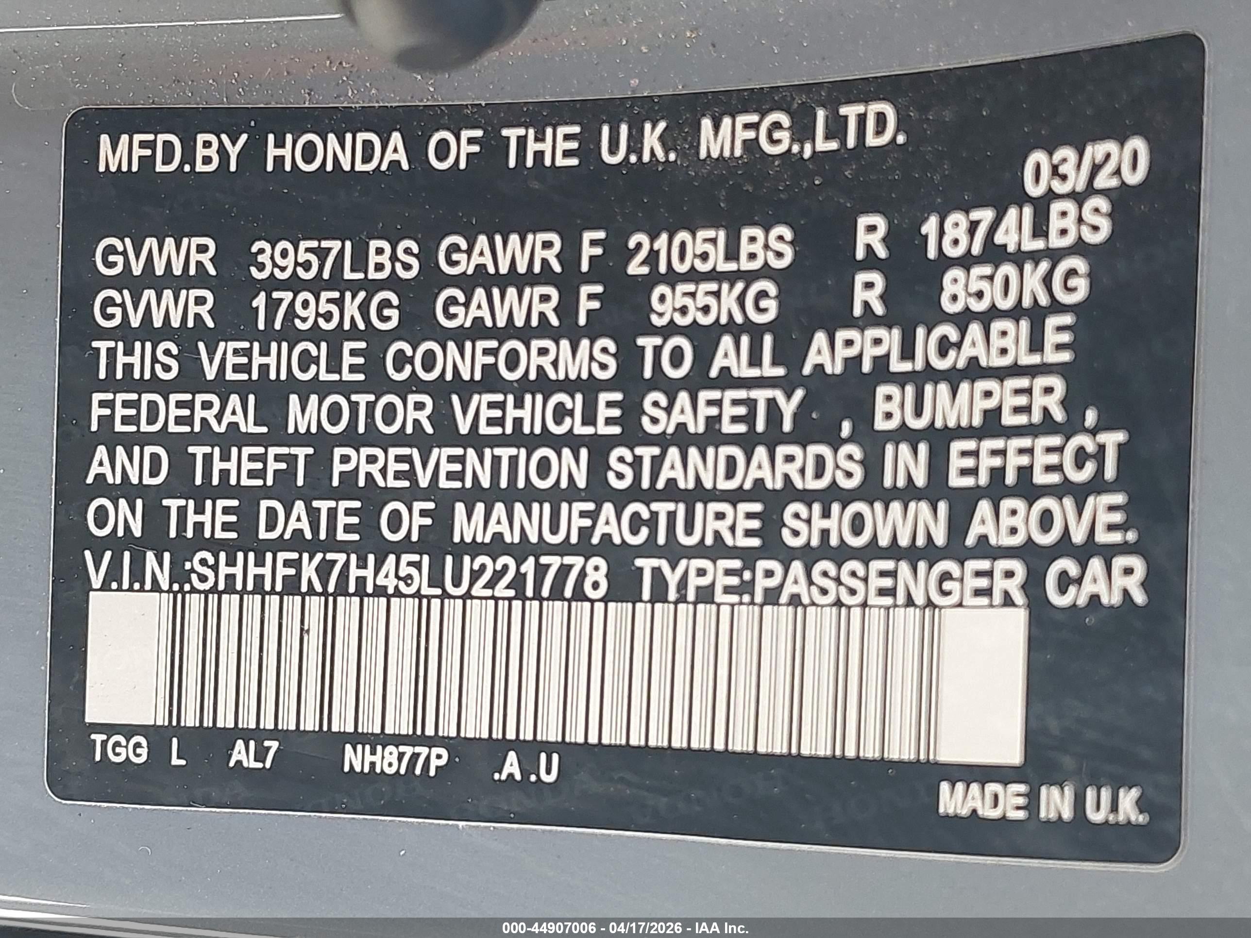 HONDA CIVIC image 9
