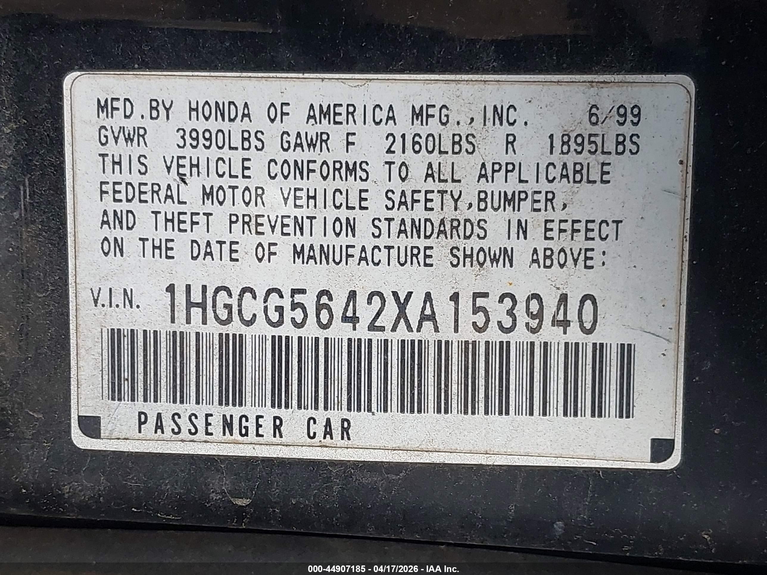 HONDA ACCORD image 9