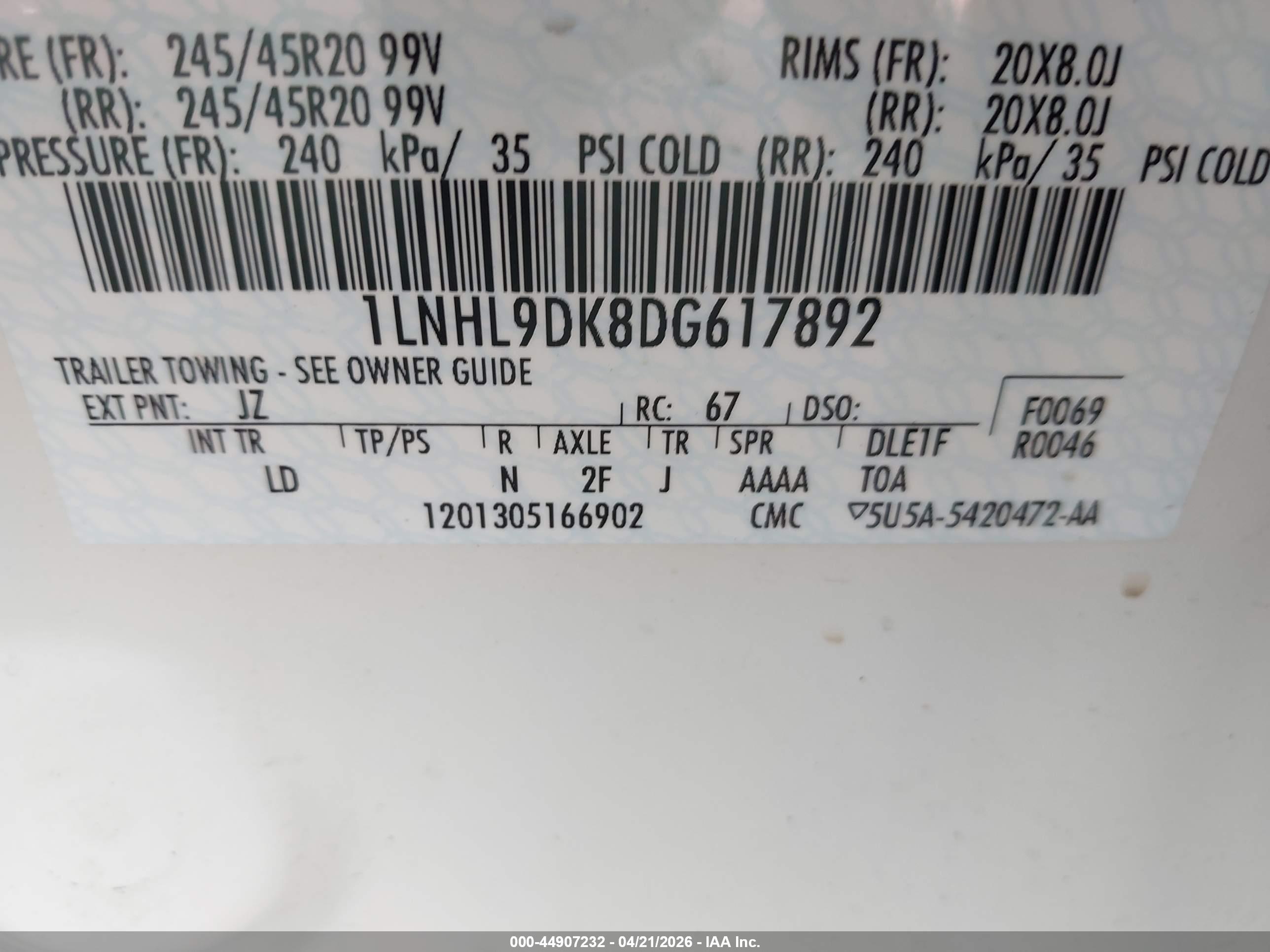 LINCOLN MKS image 9