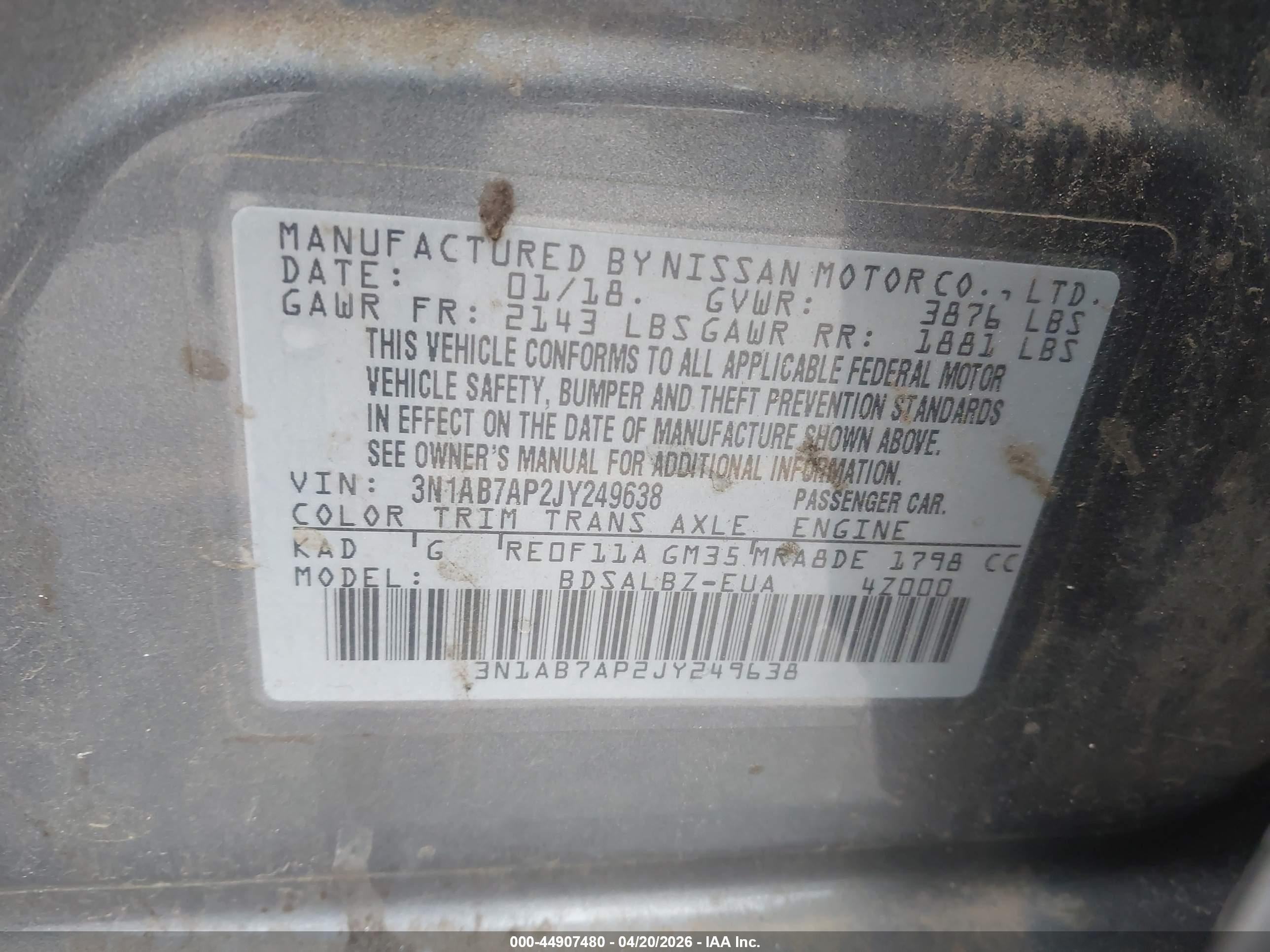 NISSAN SENTRA image 9