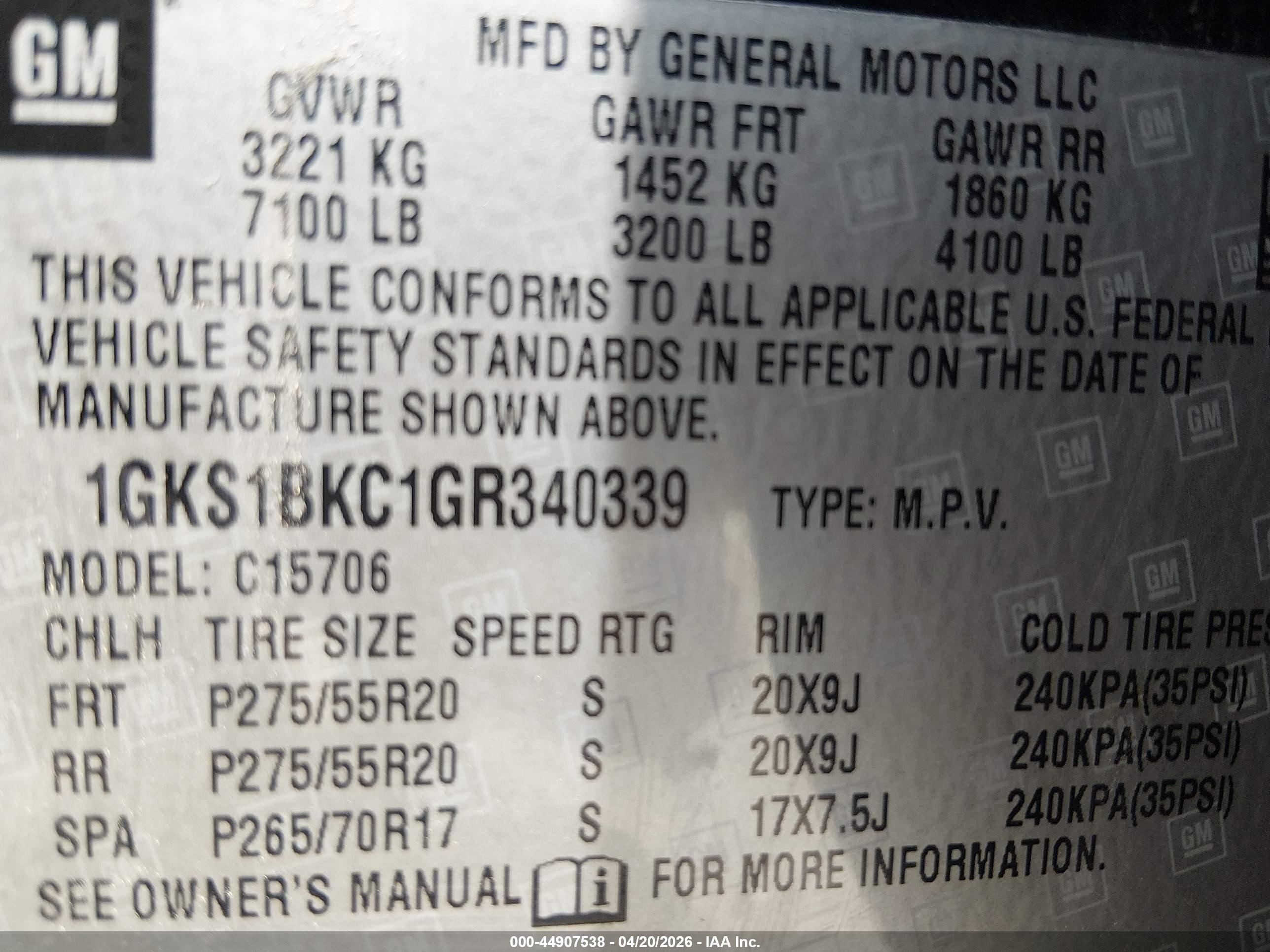 GMC YUKON image 9