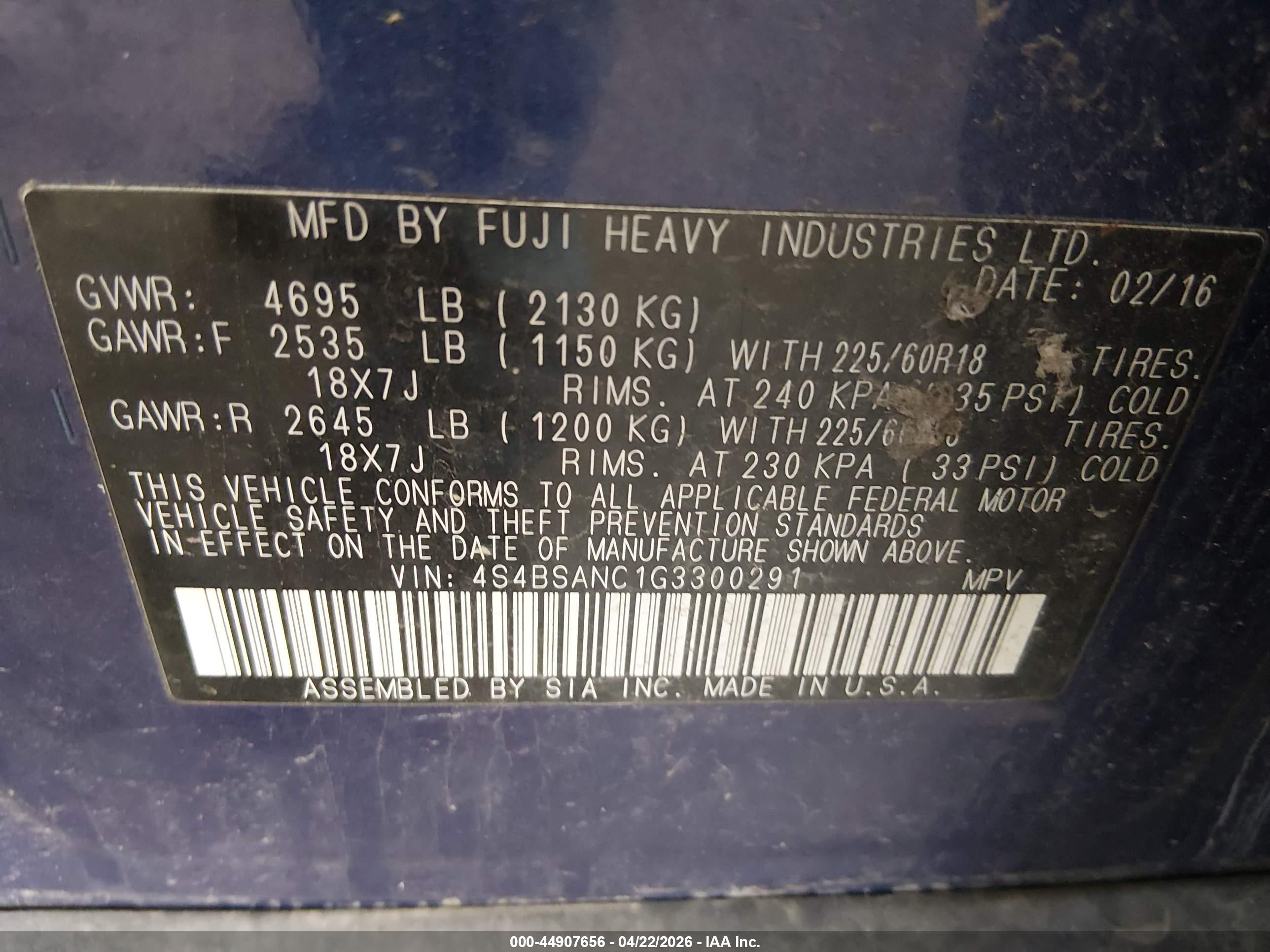 SUBARU OUTBACK image 9