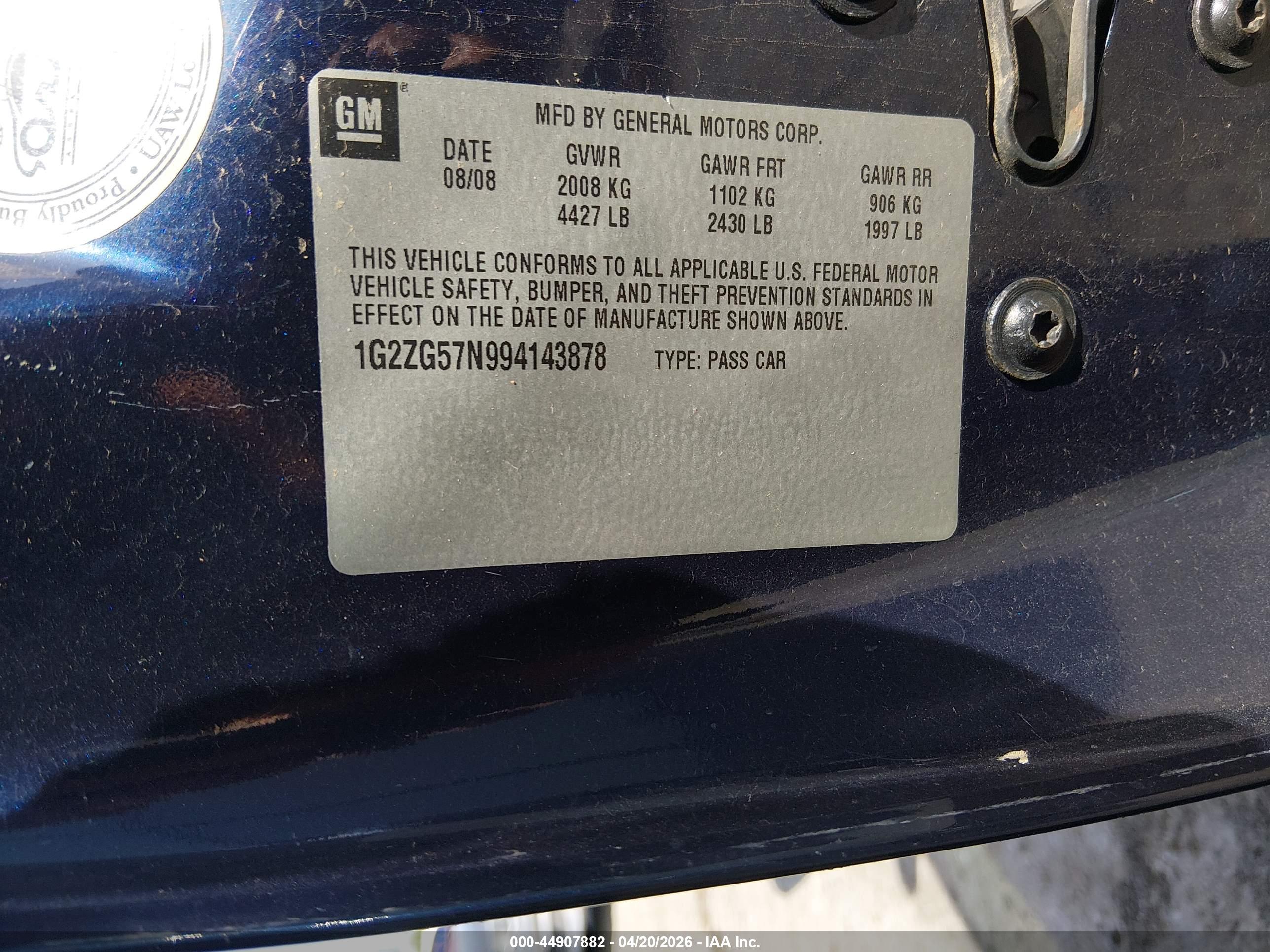 PONTIAC G6 image 9
