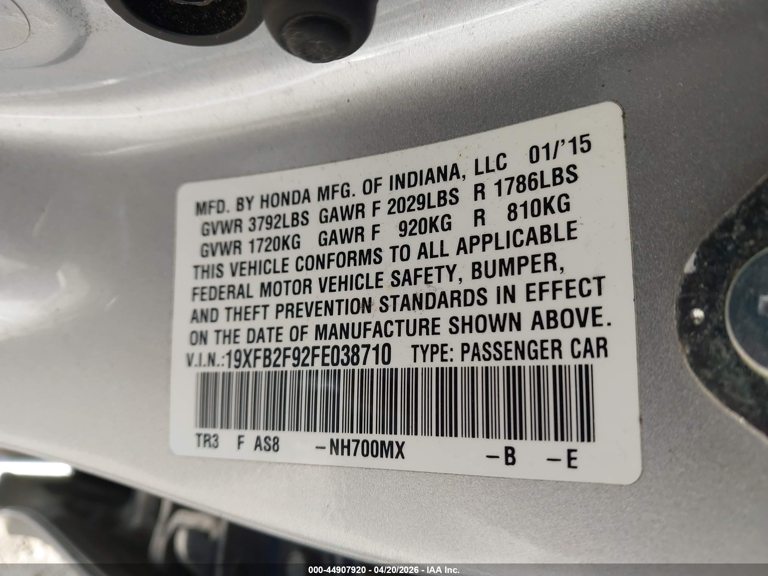 HONDA CIVIC image 9