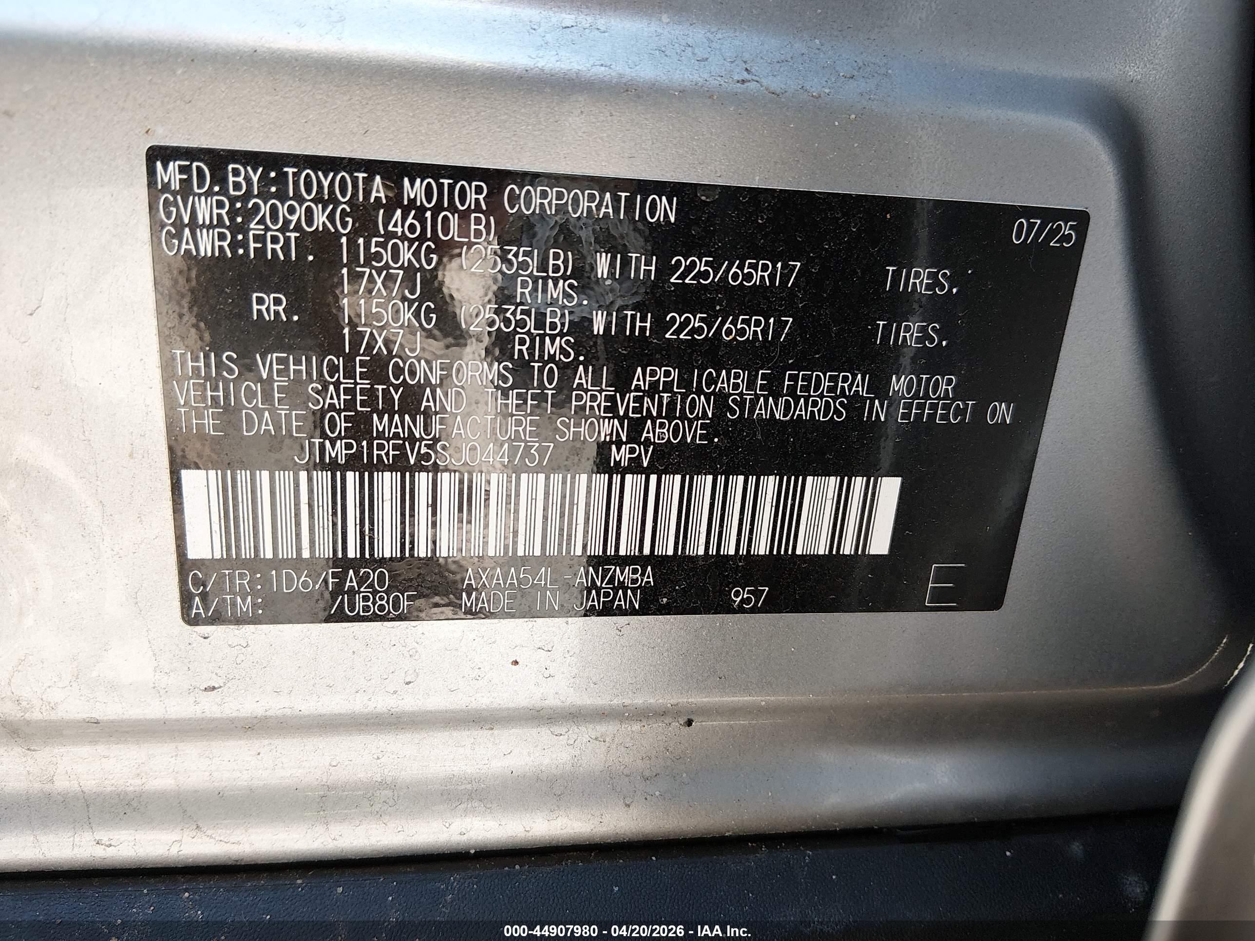 TOYOTA RAV4 image 9