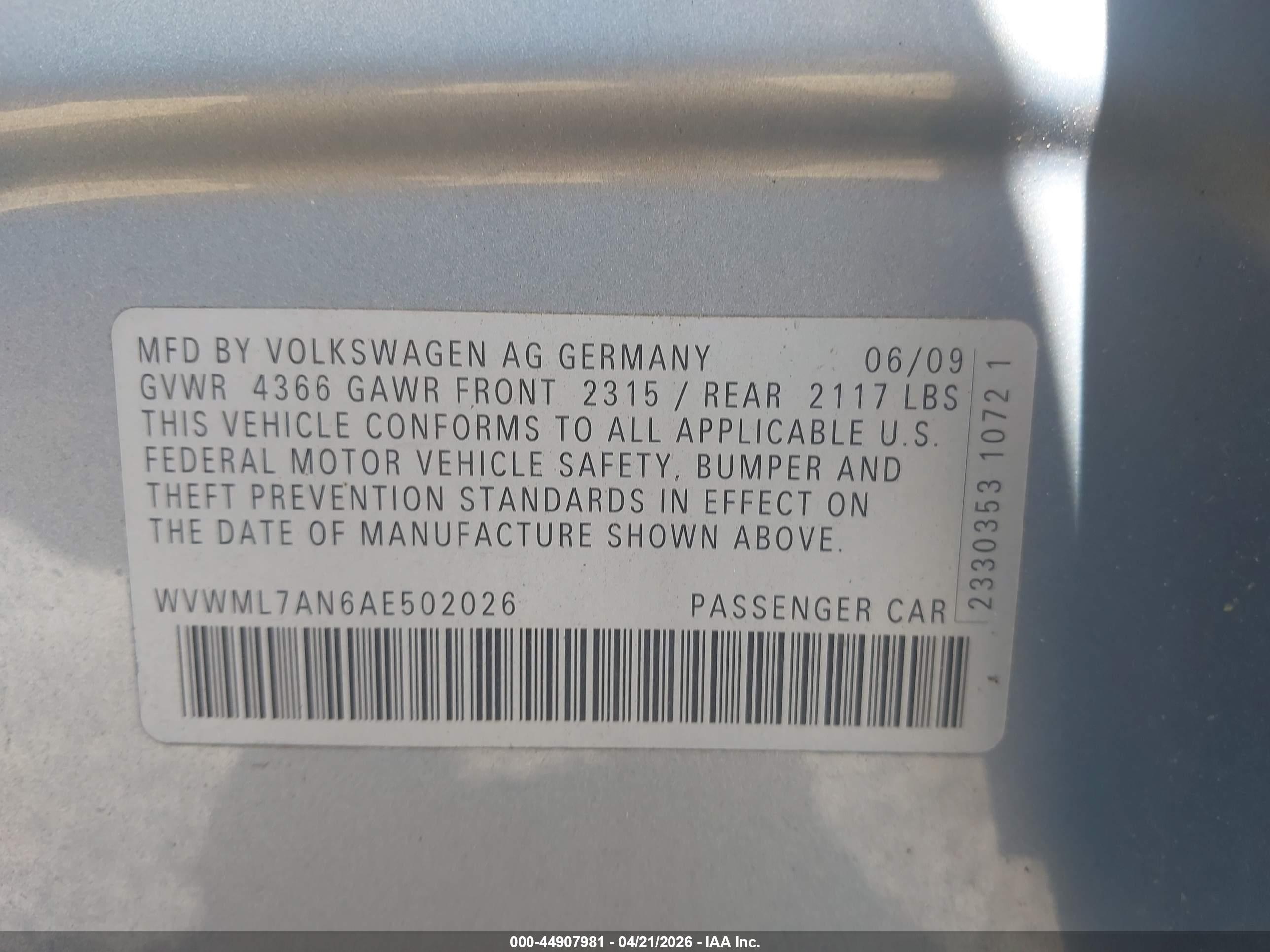 VOLKSWAGEN CC image 9