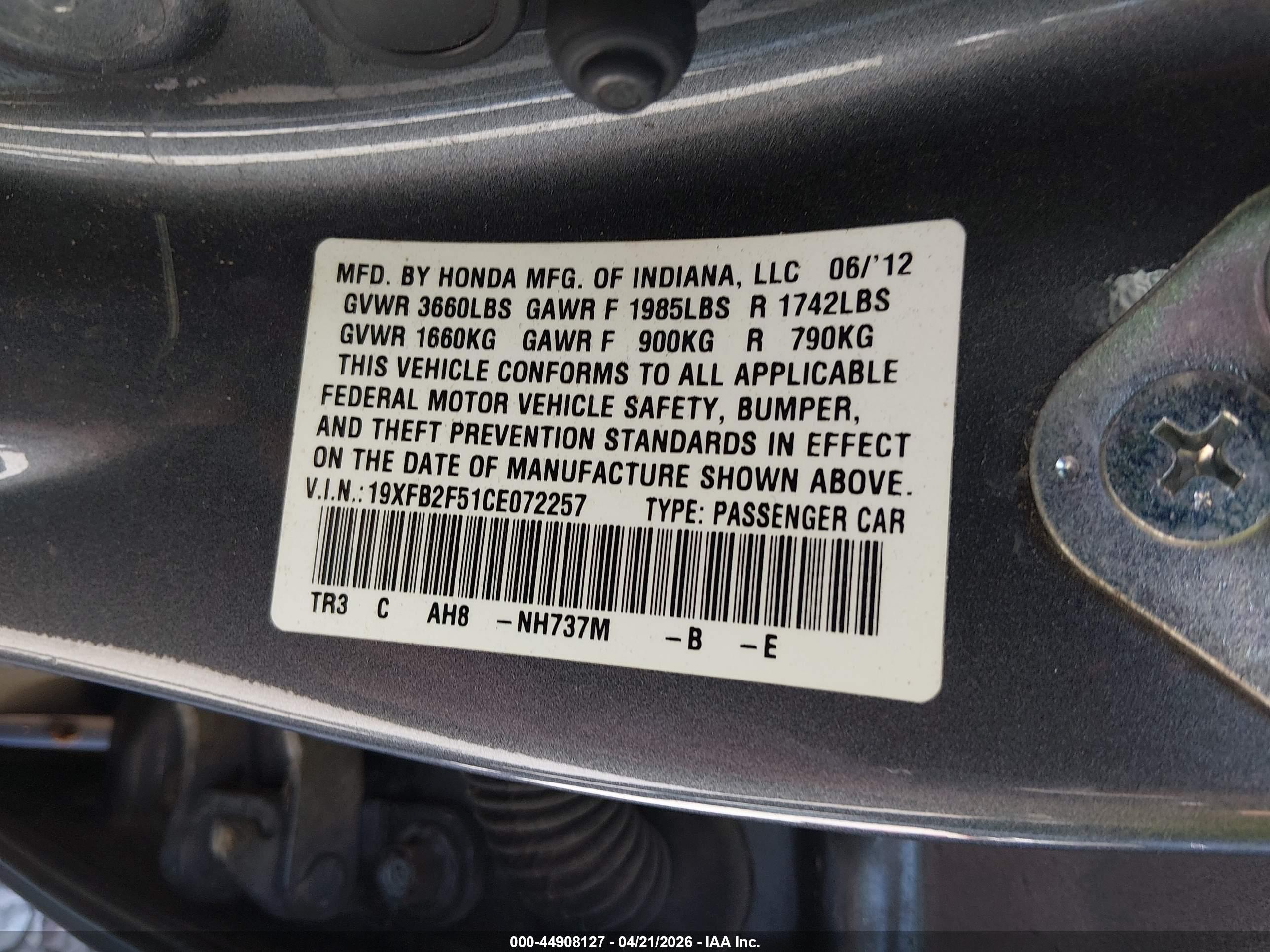 HONDA CIVIC image 9